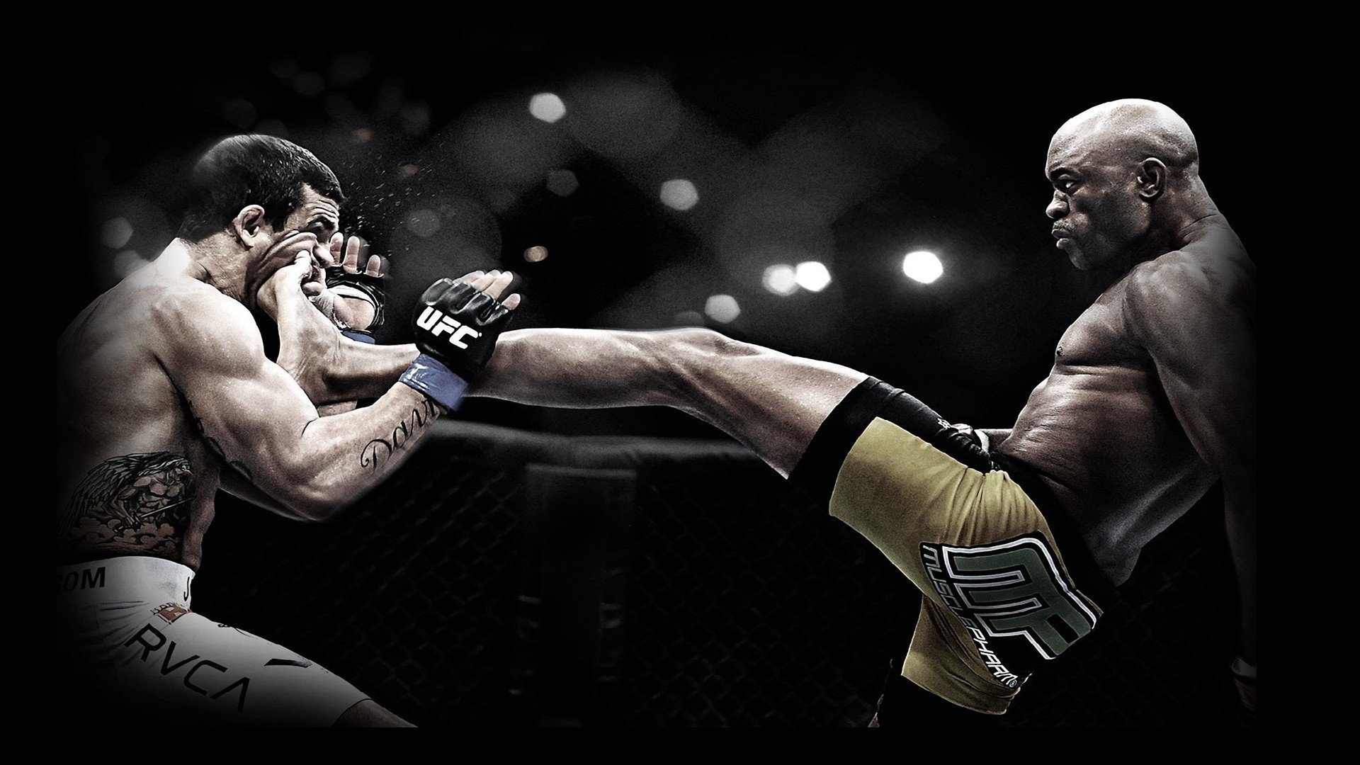 anderson silva anderson silva vitor belfort mma mix combat punch ufc