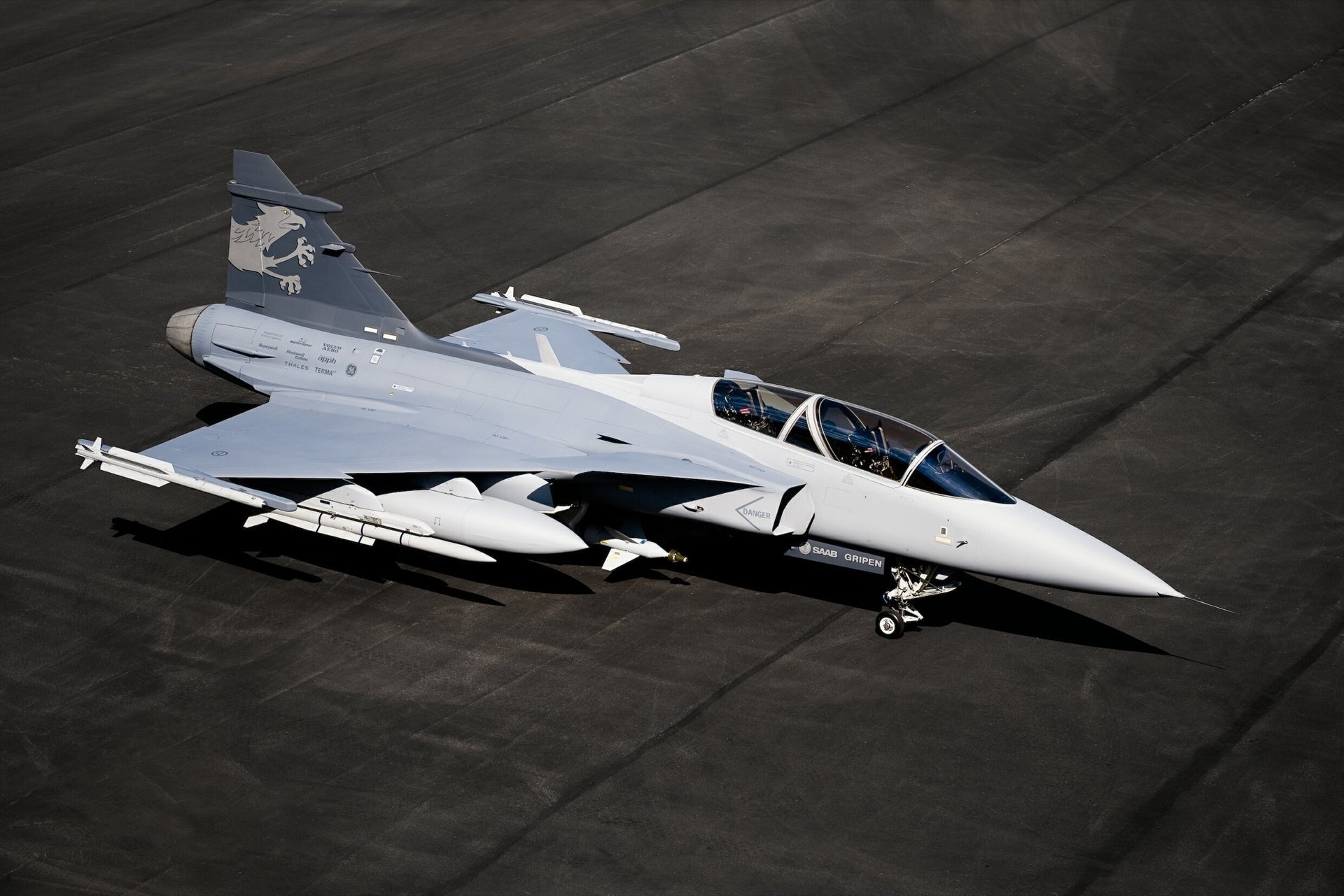 schweden saab air force jas 39 gripen