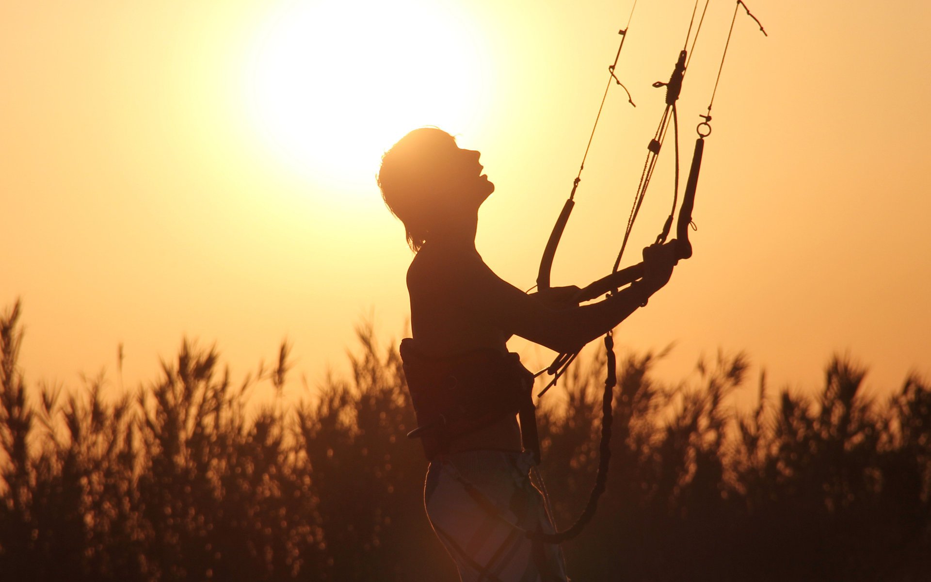 mann kerl schatten sonne fallschirm silhouette