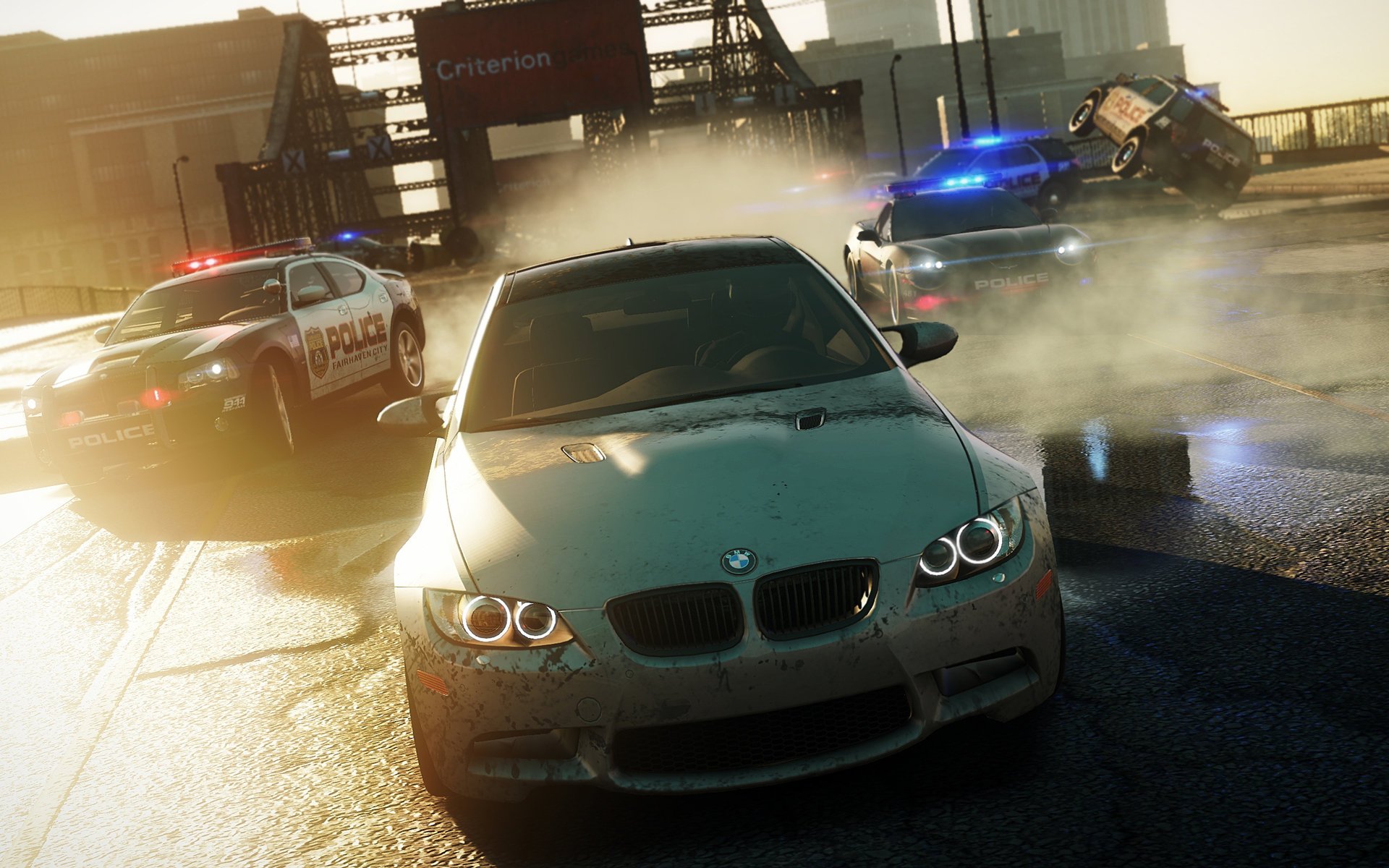 policía carretera bmw nfs most wanted 2012