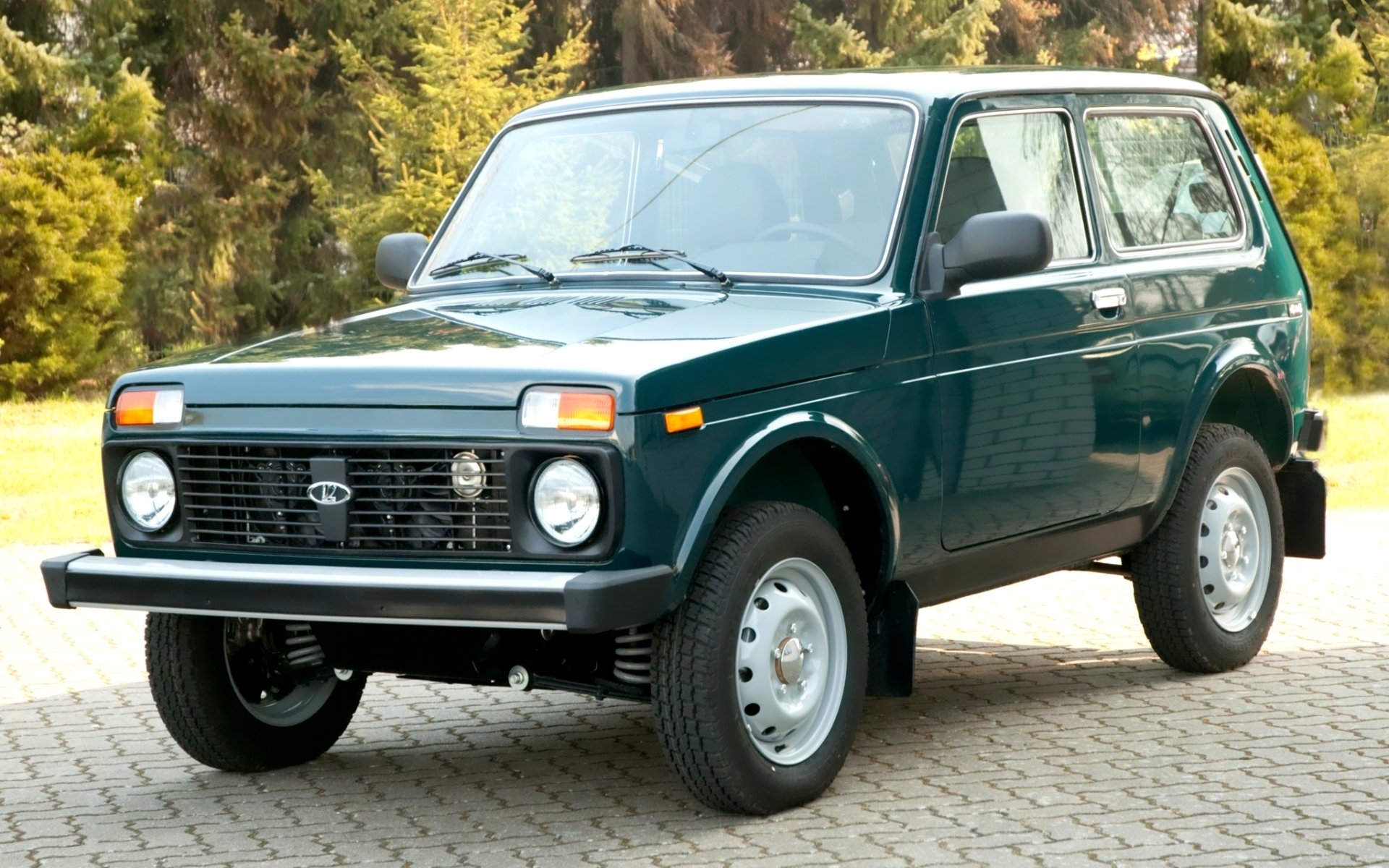 lada 4x4 édition d exportation niva jeep suv avant forêt