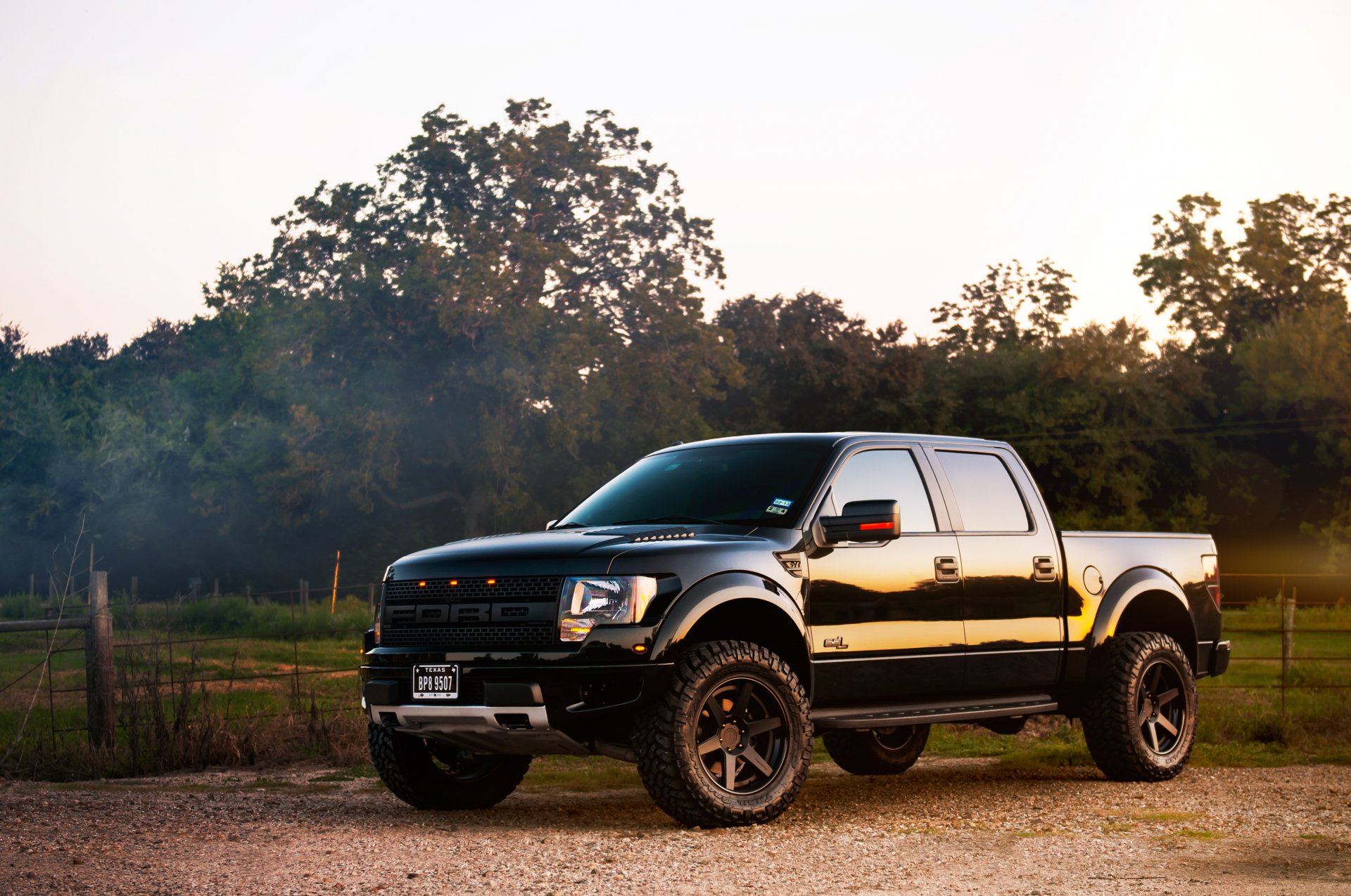 ford f-150 svt raptor black off road front raptor pickup truck suv forest