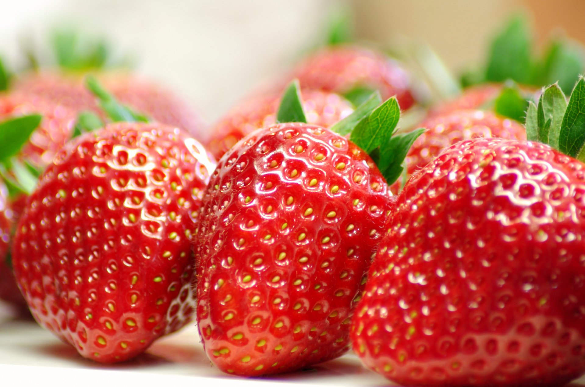 food macro berries strawberry