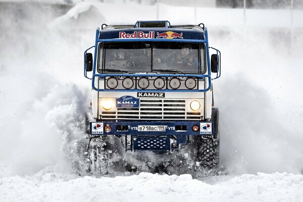 KAMAZ, tanks are not afraid of dirt