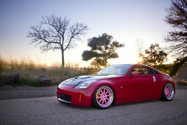 Nissan 350z Red Desktop wallpaper