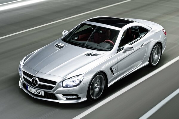 Silber Mercedes benz sl 350 amg Sport