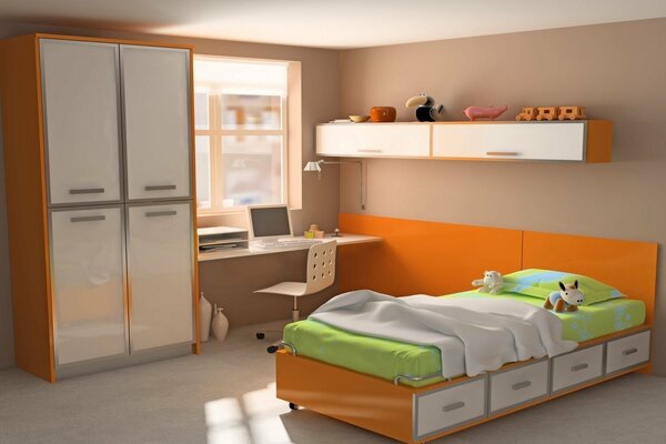 The idea for the design of a children s room