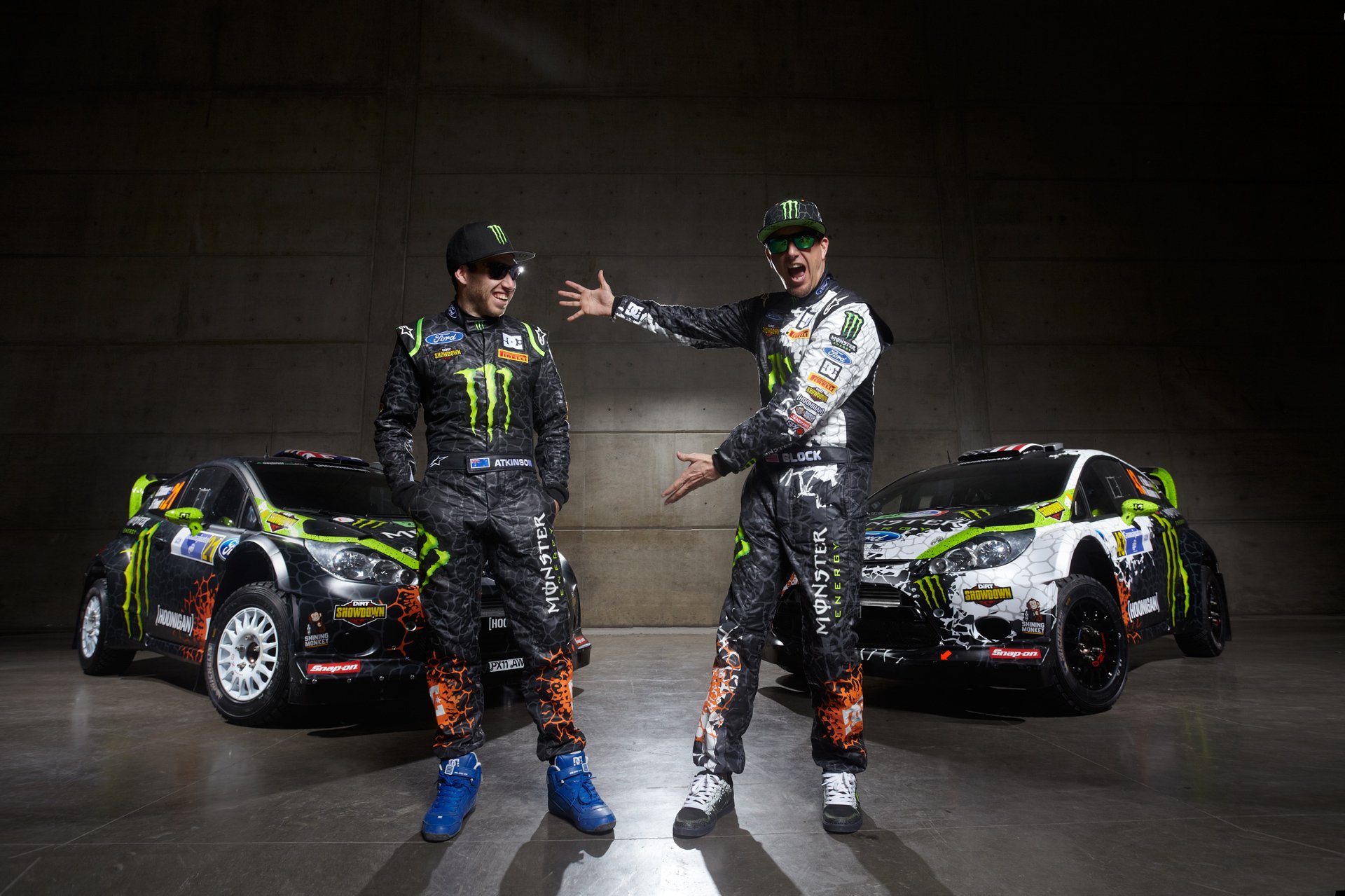 ford fiesta rs wrc rally ken block kris atkinson chris atkinson