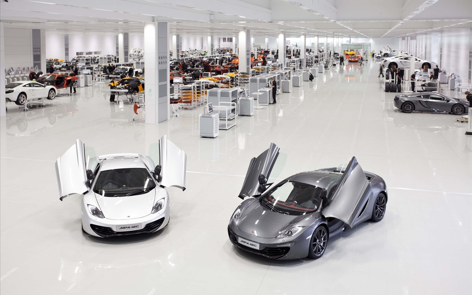 auto coches fondos de pantalla auto coches de pared mclaren mp4-12c superdeportivos superdeportivo fábrica