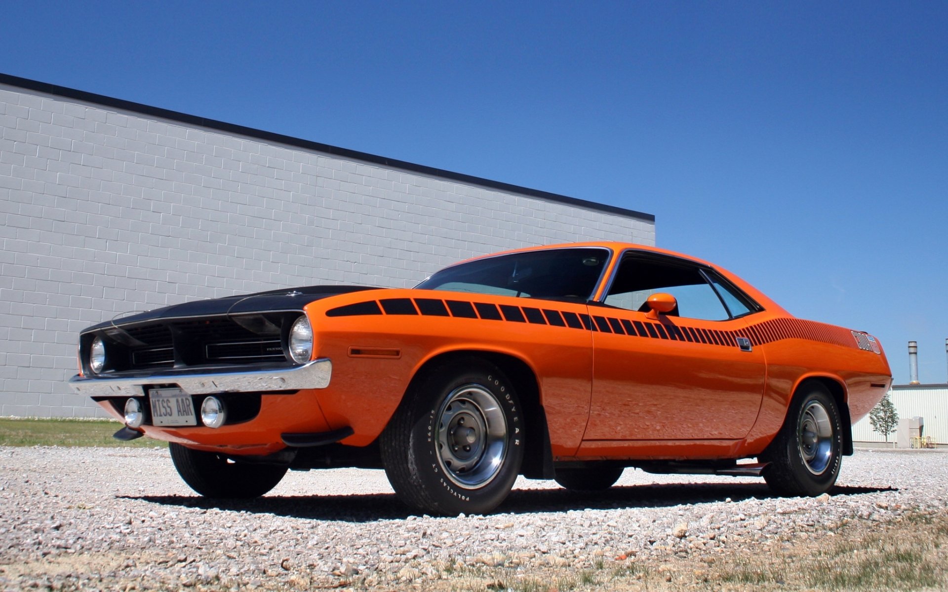 plymouth aar cuda 1970 ada where front muscle car orange classic sky