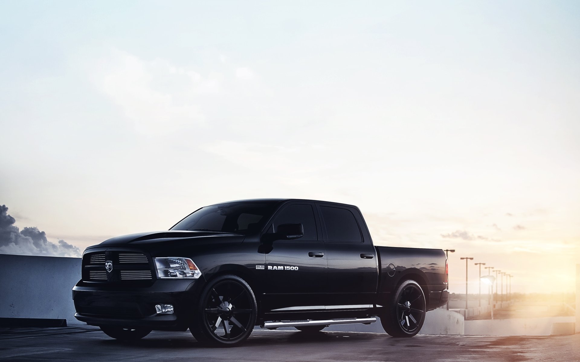 dodge ram 1500 dodge ram pickup jeep front end tuning rims sunset sun sky