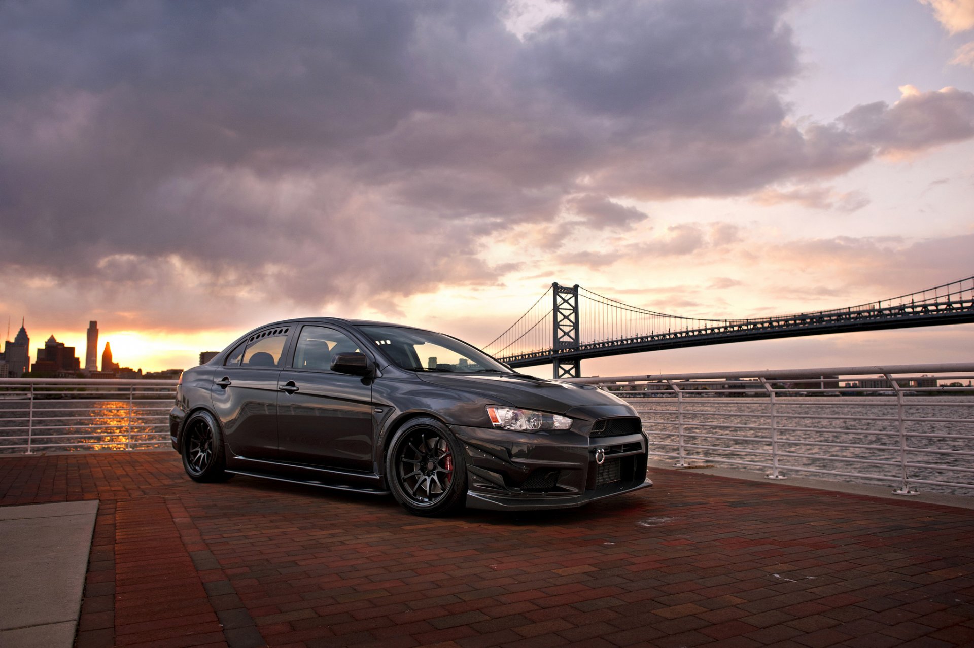 mitsubishi professione evo mitsubishi tuning città ponte golden gate bridge