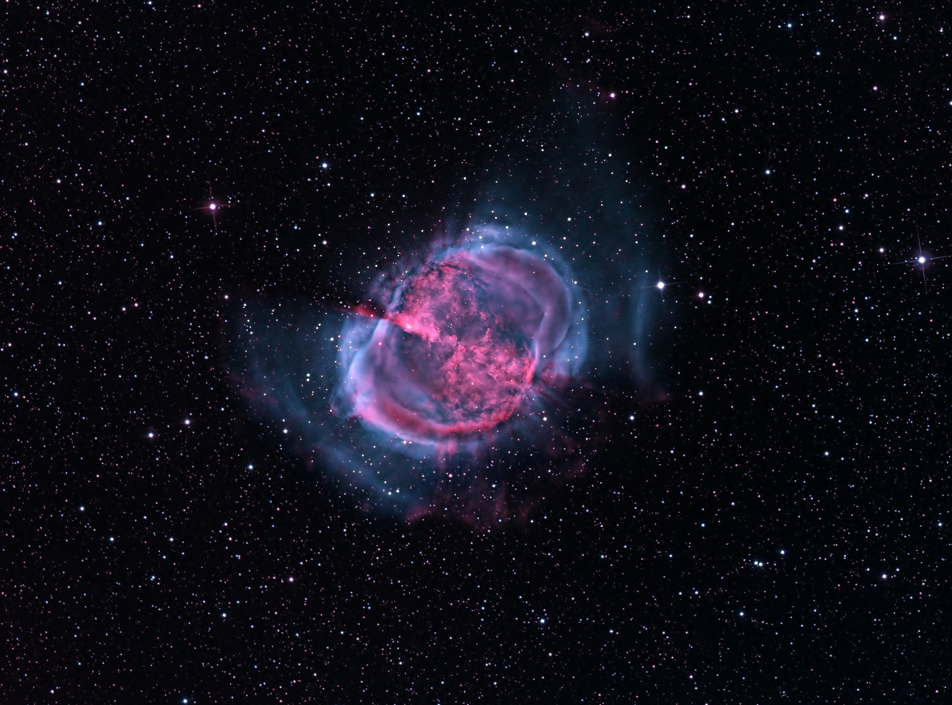 m27 mancuerna nebulosa rebozuelo constelación