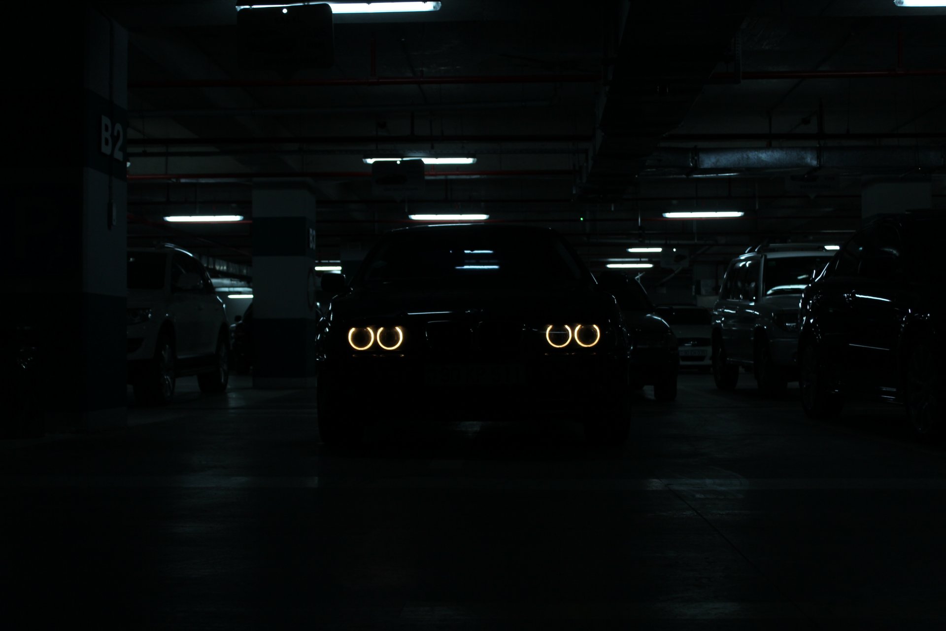 ange yeux bmw e39 parking