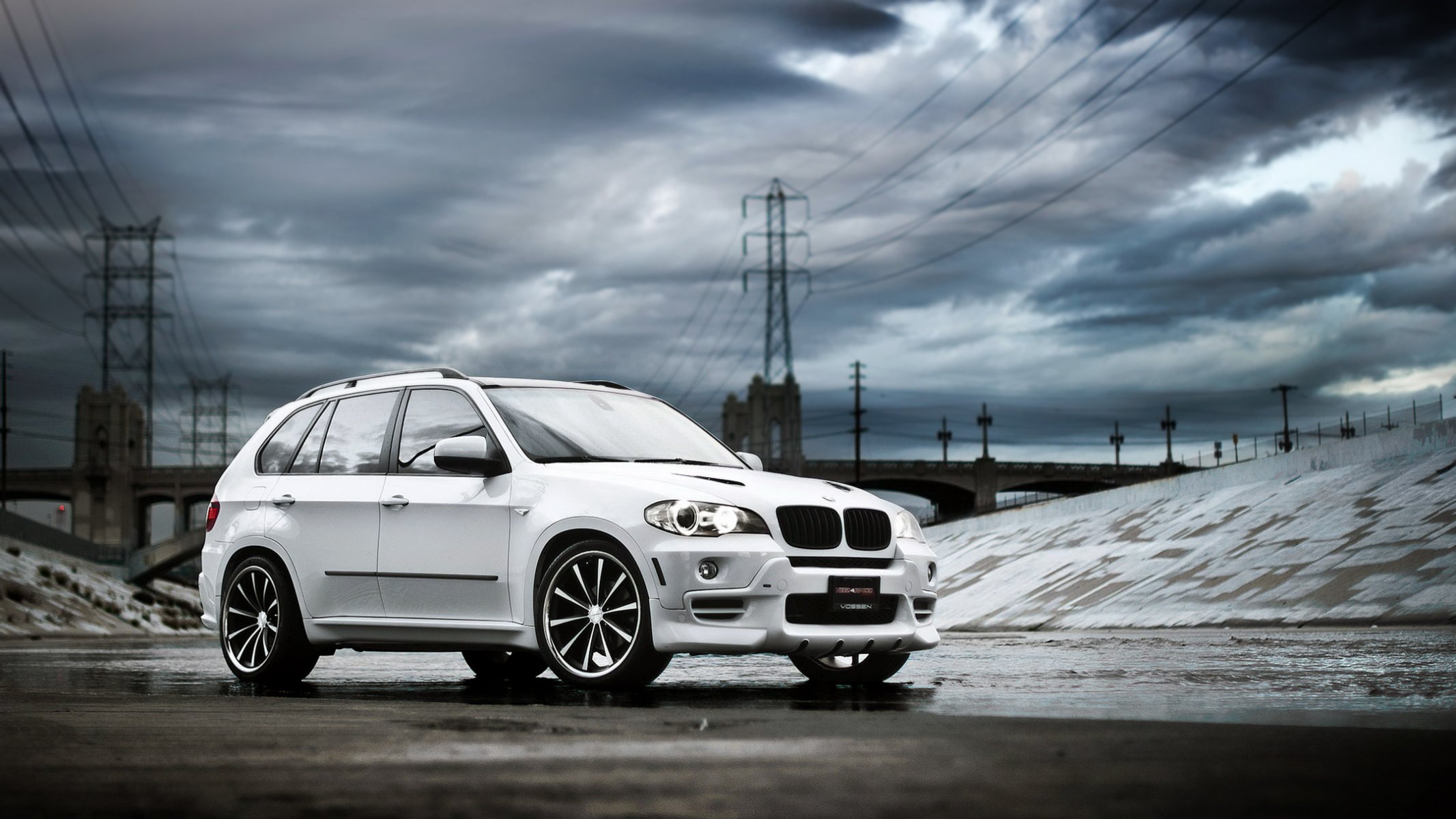 bmw x5 tuning bmw suv blanc nuages