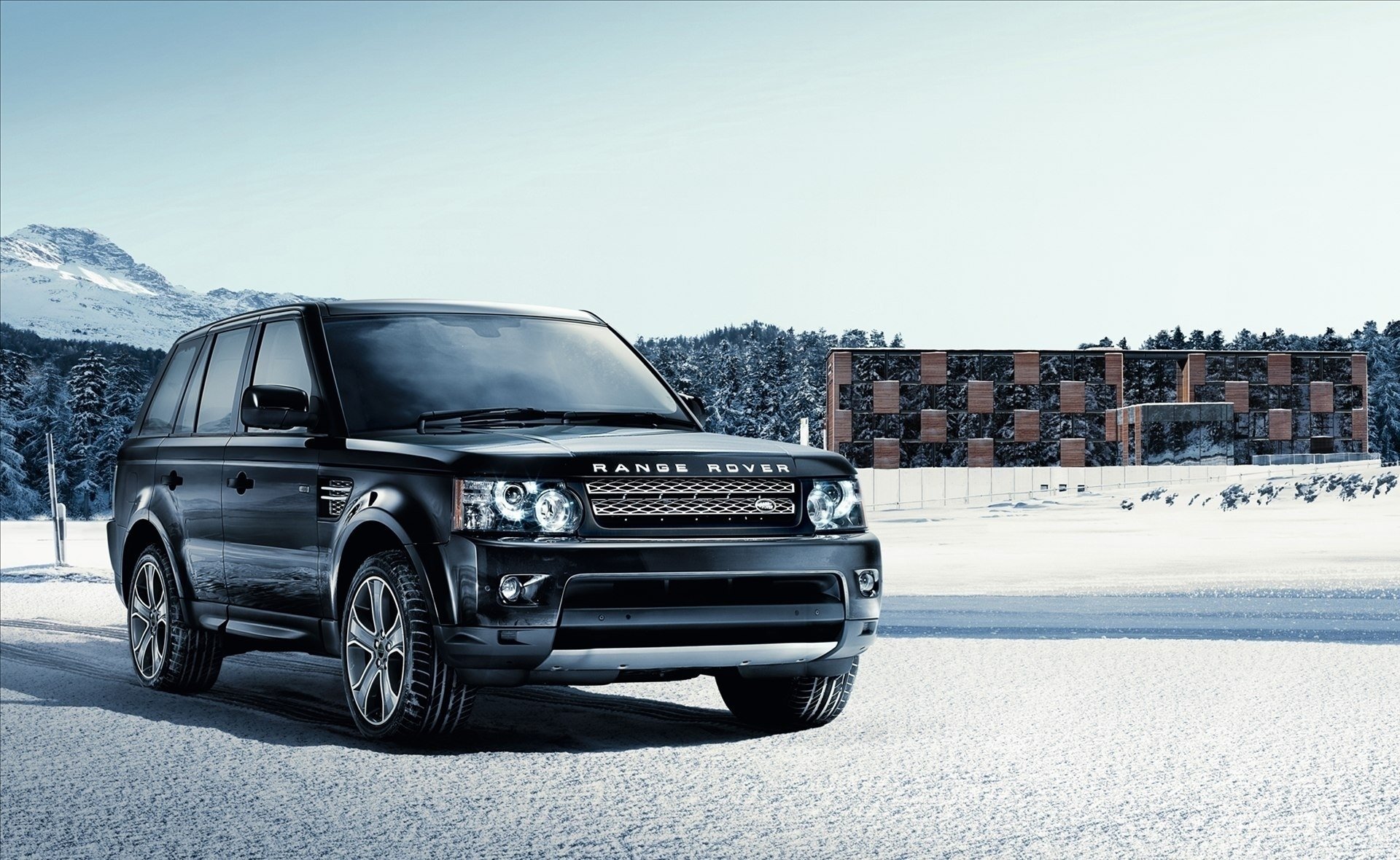 invierno nieve range rover land rover