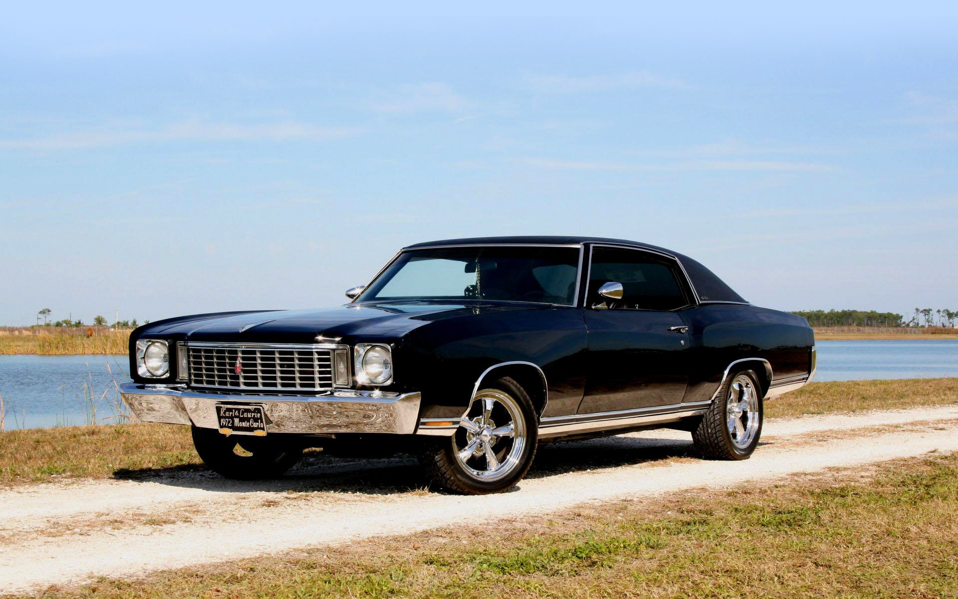 chevrolet monte carlo 1972 chevrolet monte carlo classic retro black chrome