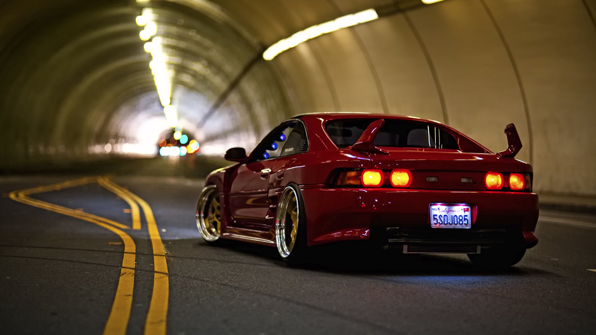 toyota mr2 position straße toyota mr2 tunnel