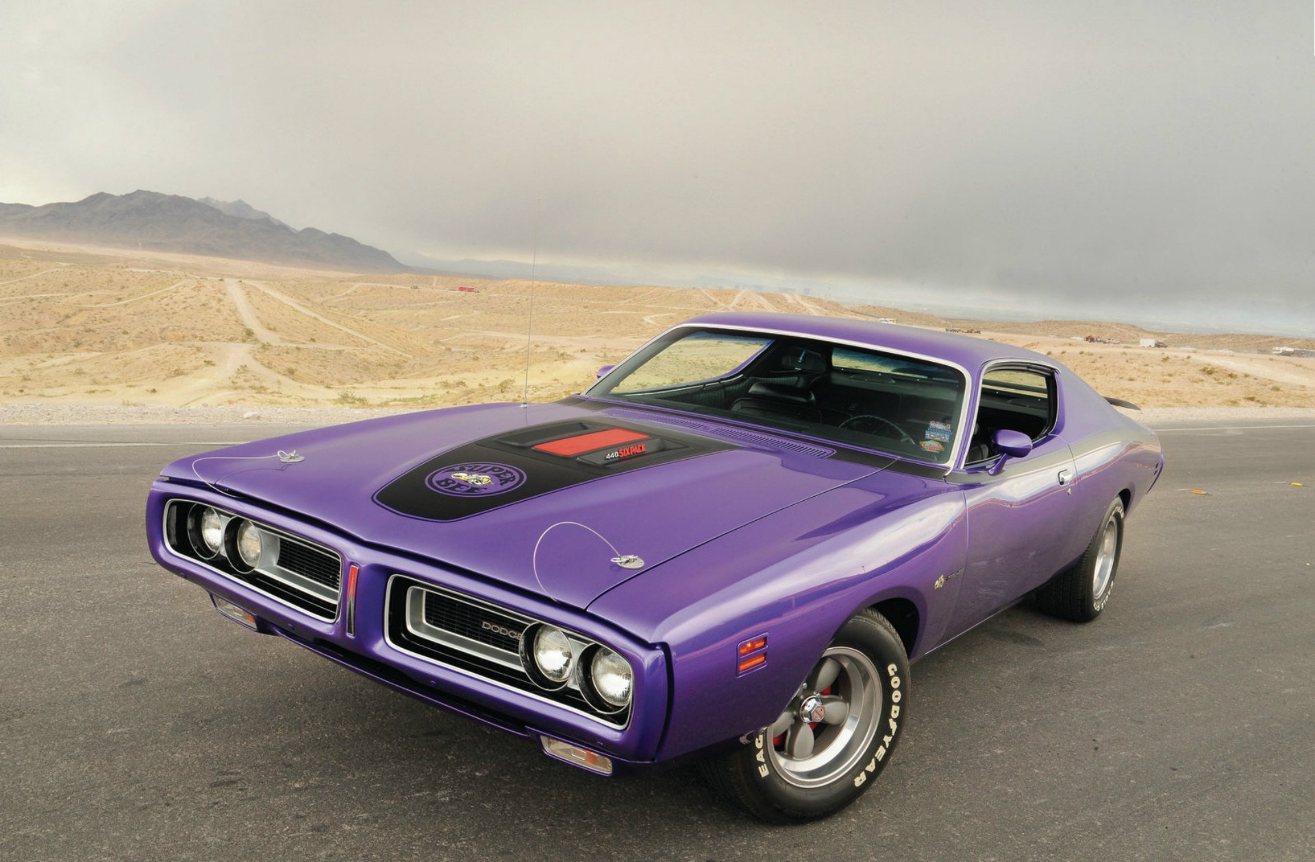 1971 dodge super bi muscle car dodge krajobraz droga tapety na pulpit