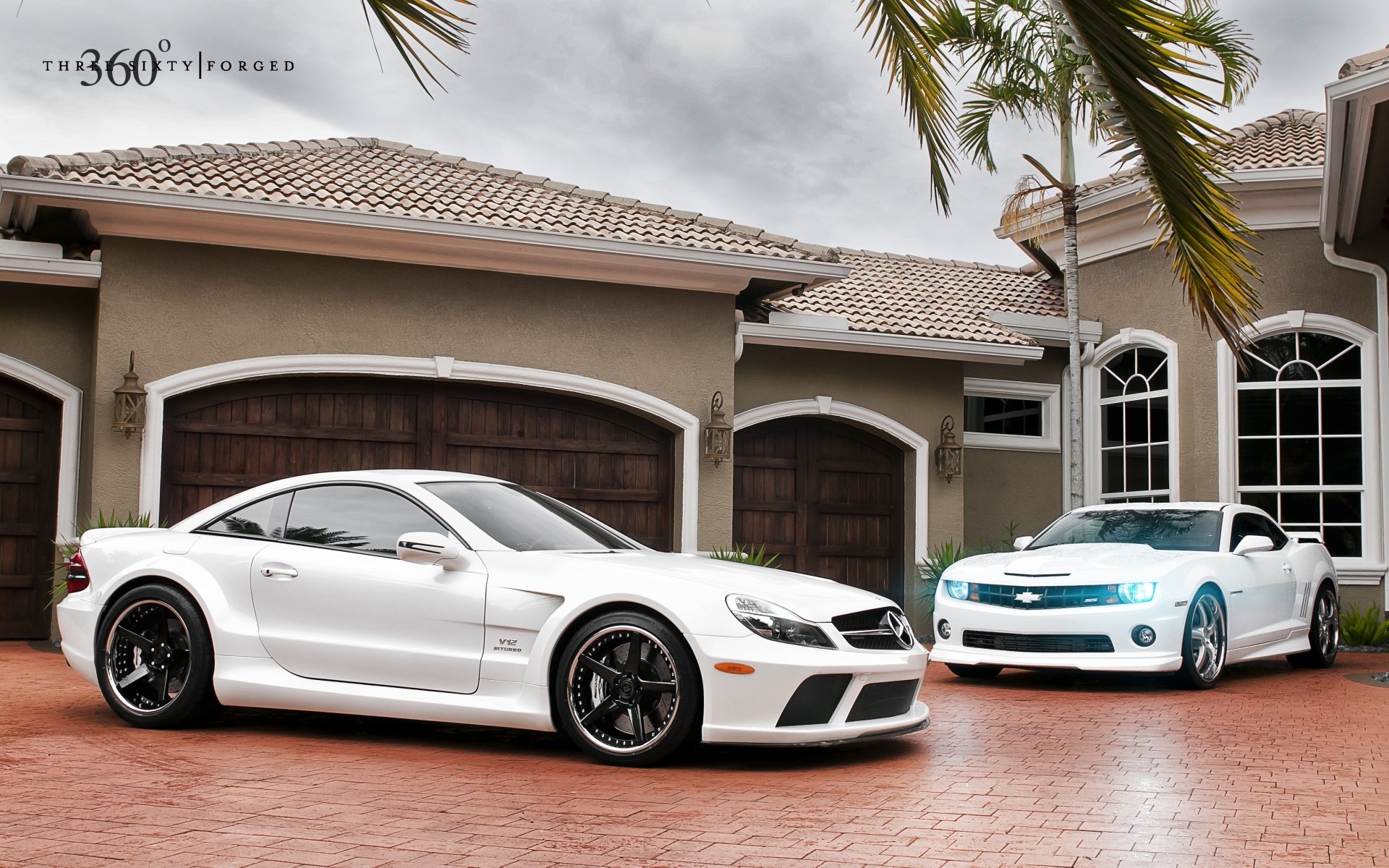 mercedes-benz sl65 amg chevrolet camaro ss mercedes sl65 amg chevrolet camaro ss bianco anteriore muscle car muscle car casa