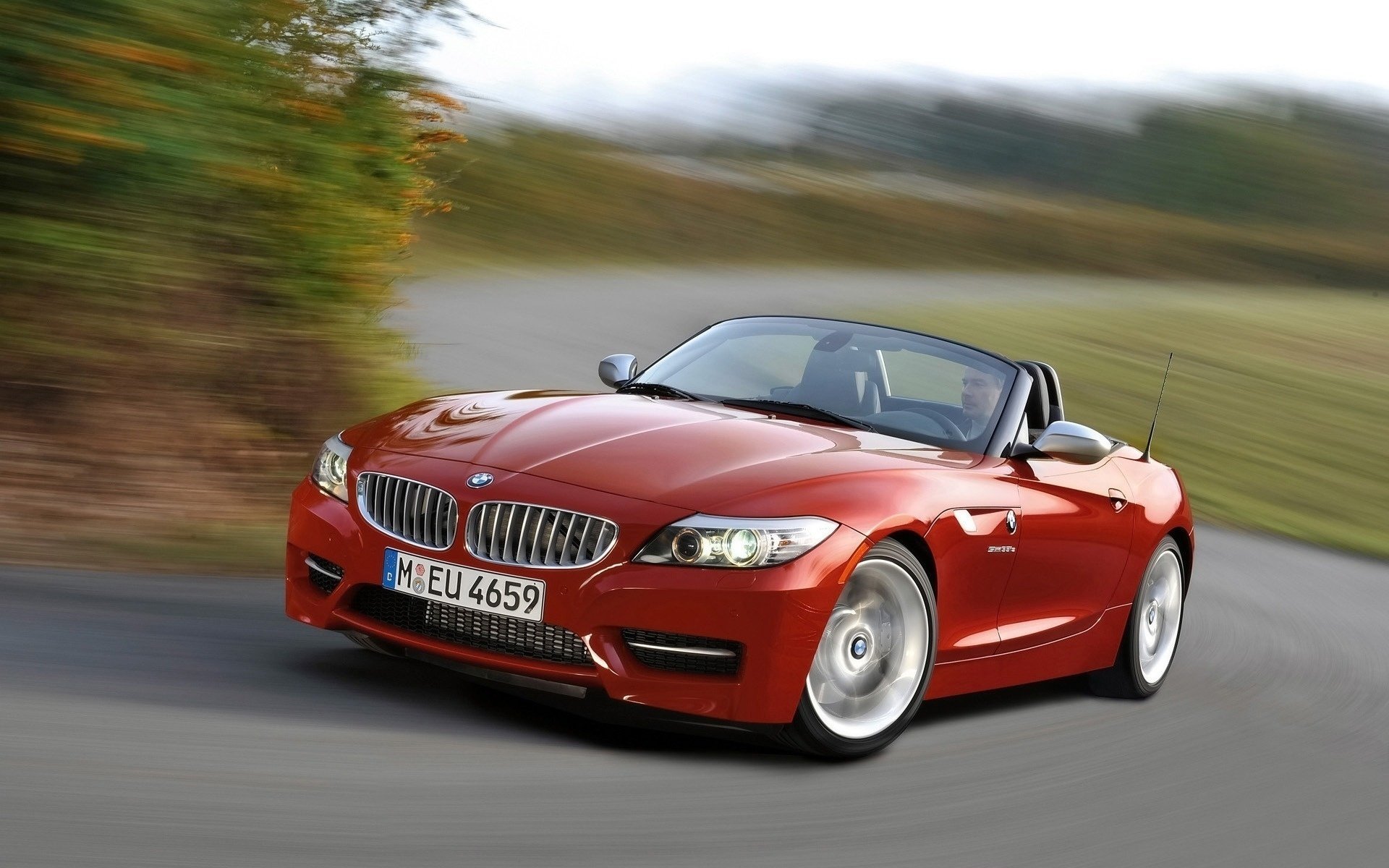 красный дорога скорость bmw z4