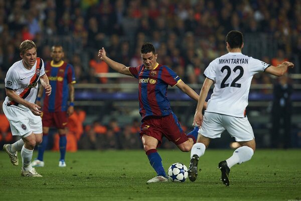 Partita Barcellona minatore calciatori