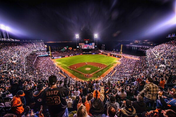 Baseball game in San Francisco