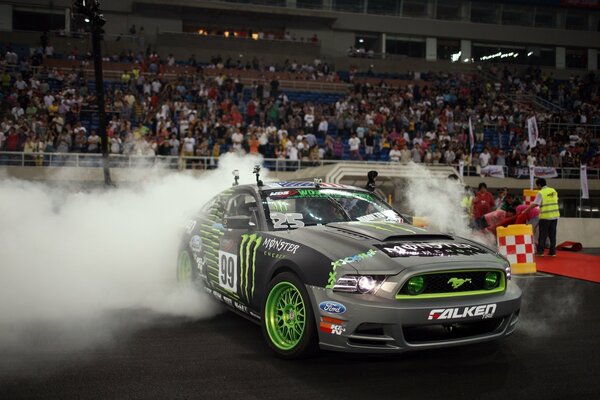 Ford Mustang monster energy gt500 treibt Tapete