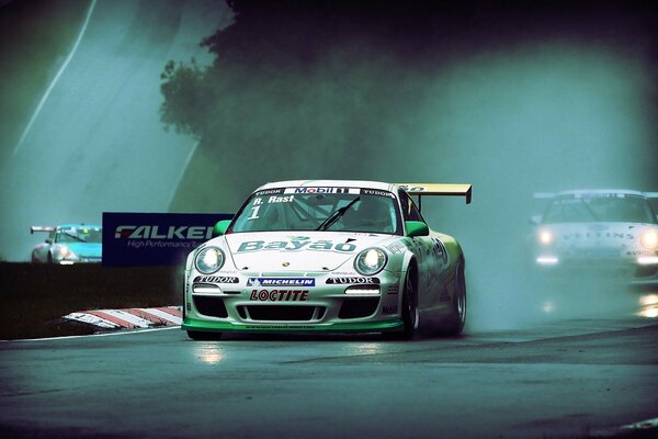 Foto des schnellen sportlichen Porsche 911 gt3