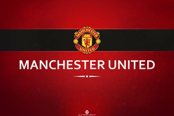 Красный флаг manchester united