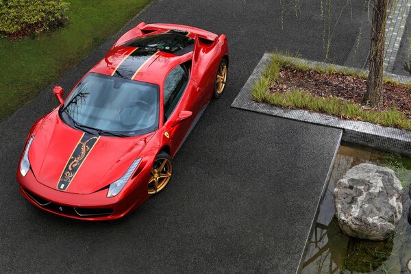 Photo rouge ferrari Spec. version