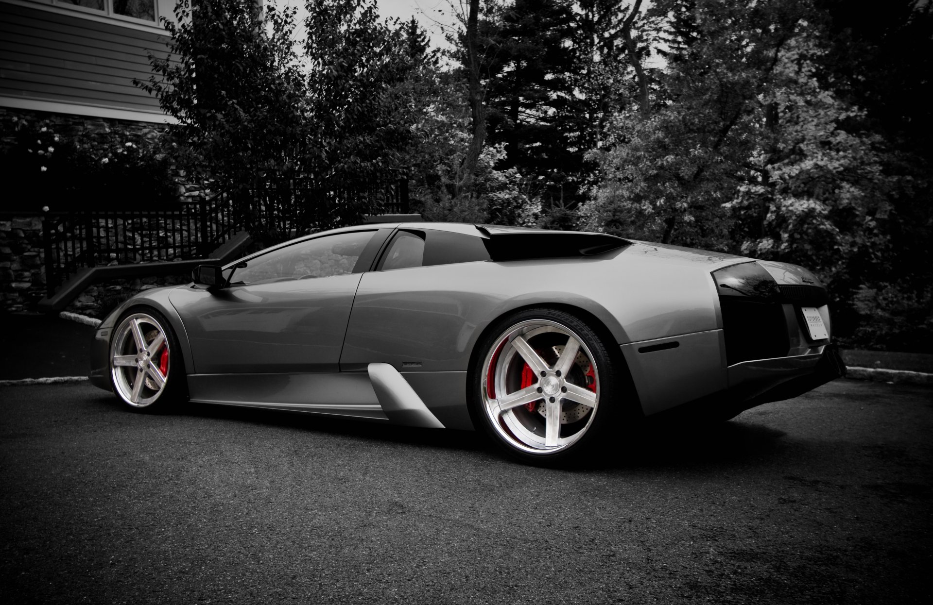 lamborghini fundición blanco y negro