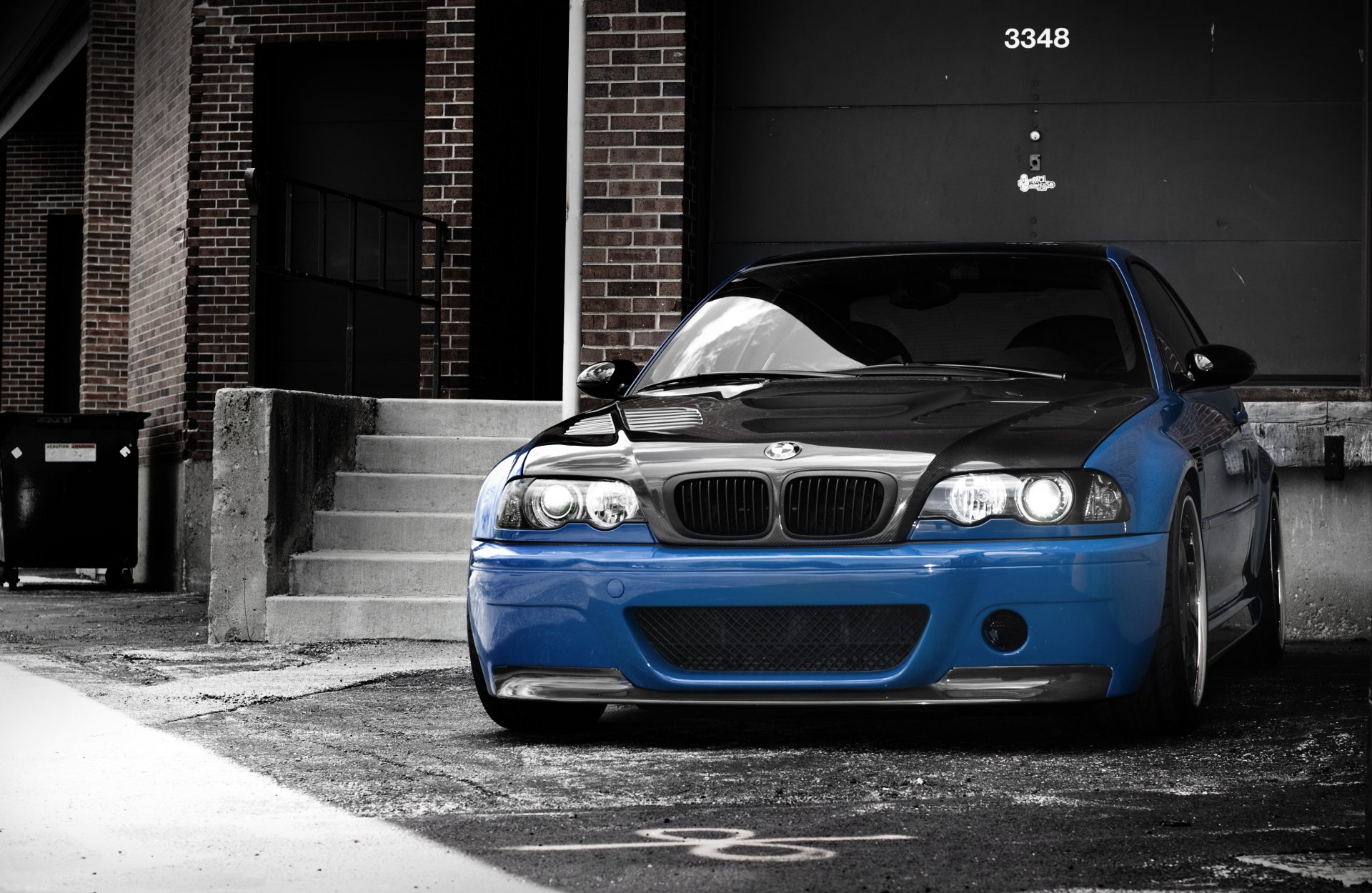 bmw m3 e46 blau bmw carbon motorhaube leiter