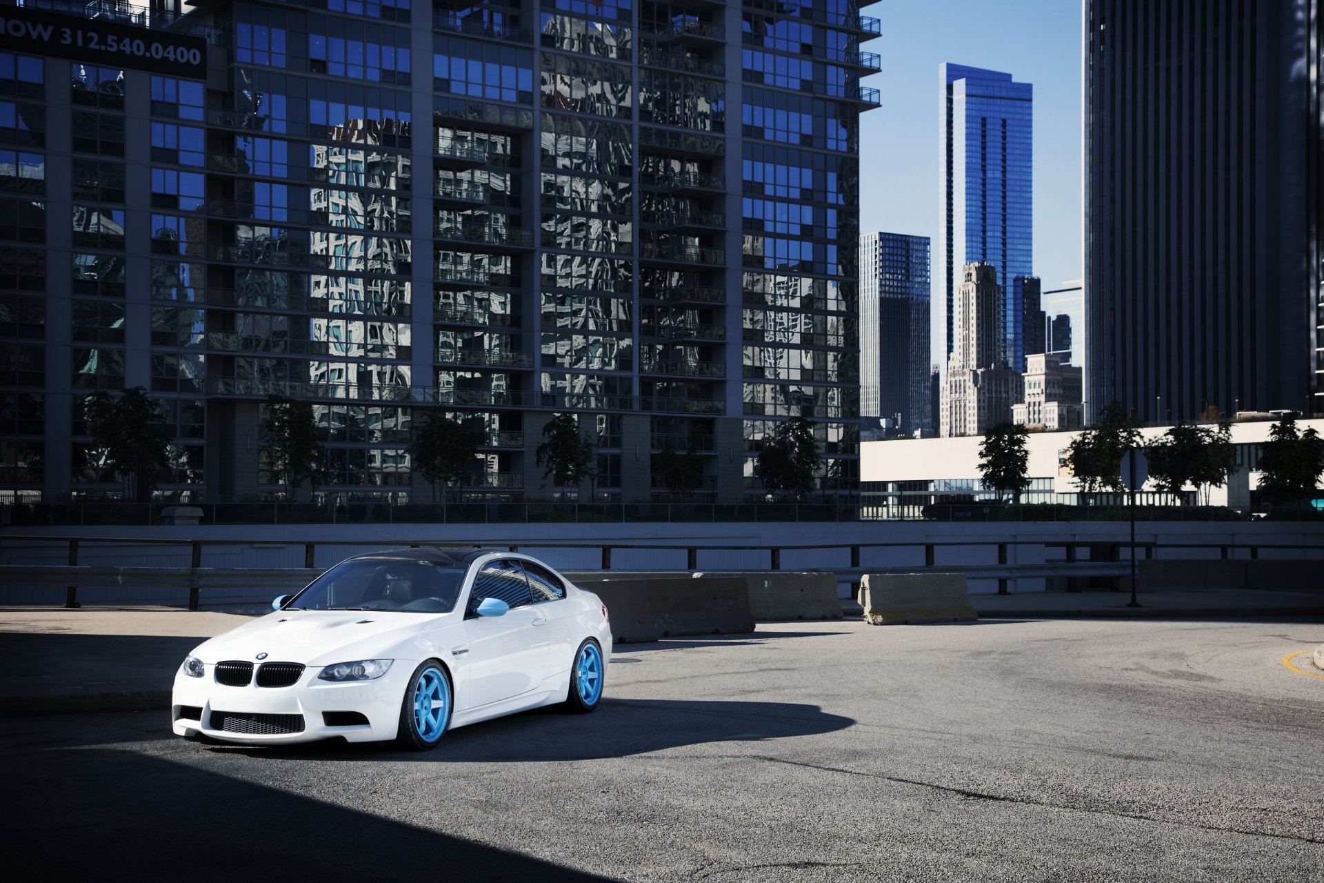 bmw m3 e92 blanco ind bmw bloques de hormigón ciudad metrópolis