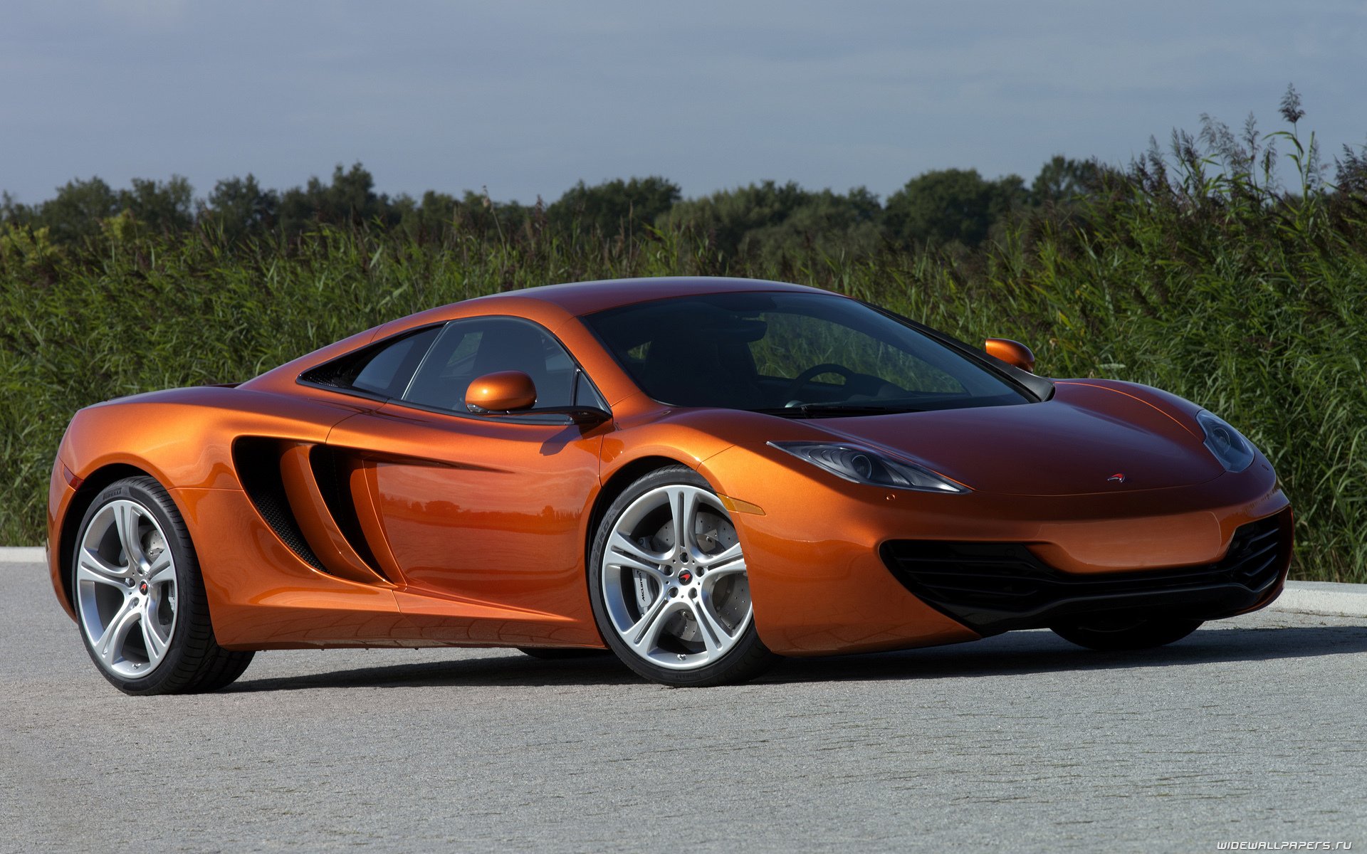 mclaren mp4 orange speed