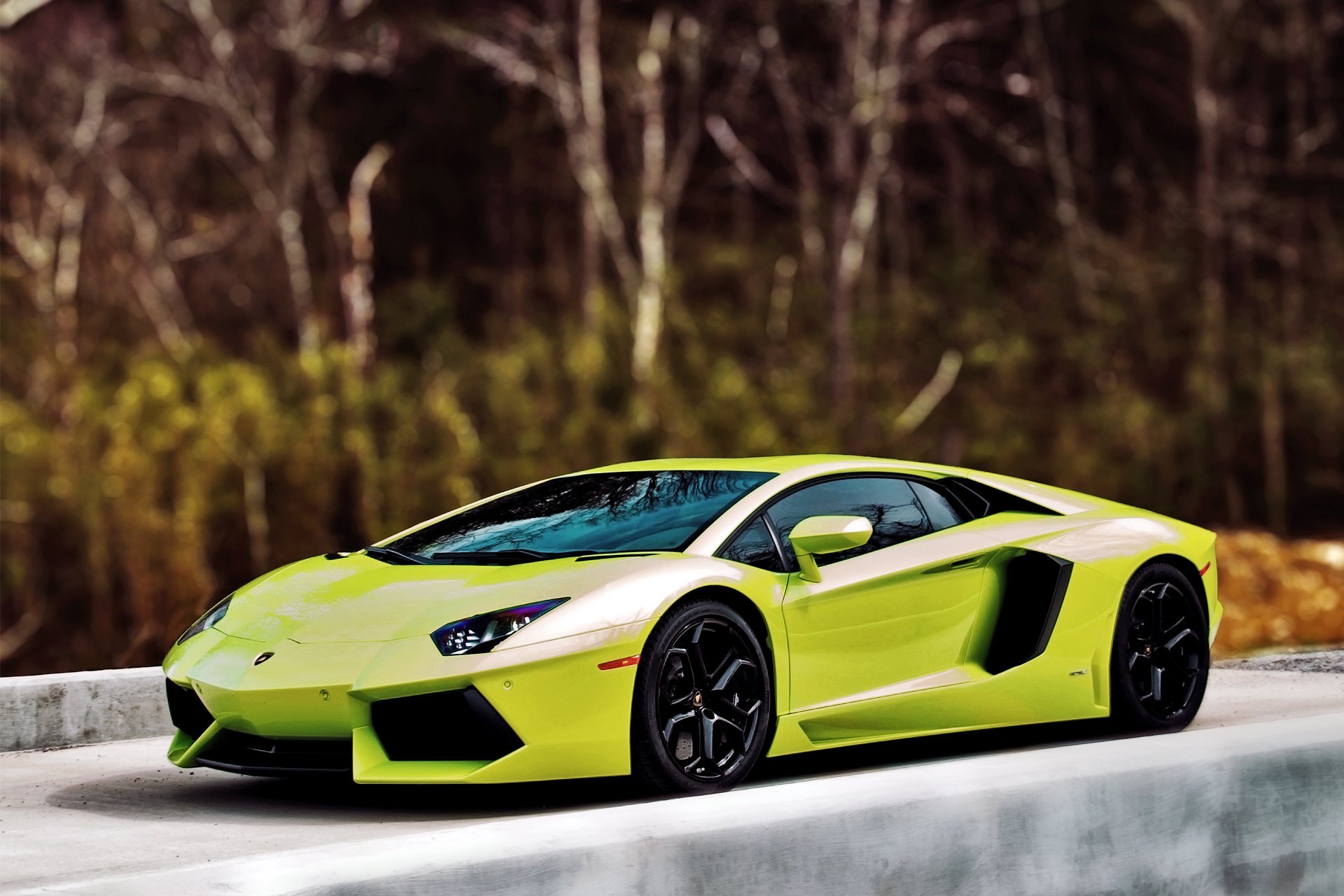 lamborghini aventador lp700-4 суперкары суперкар блики салат