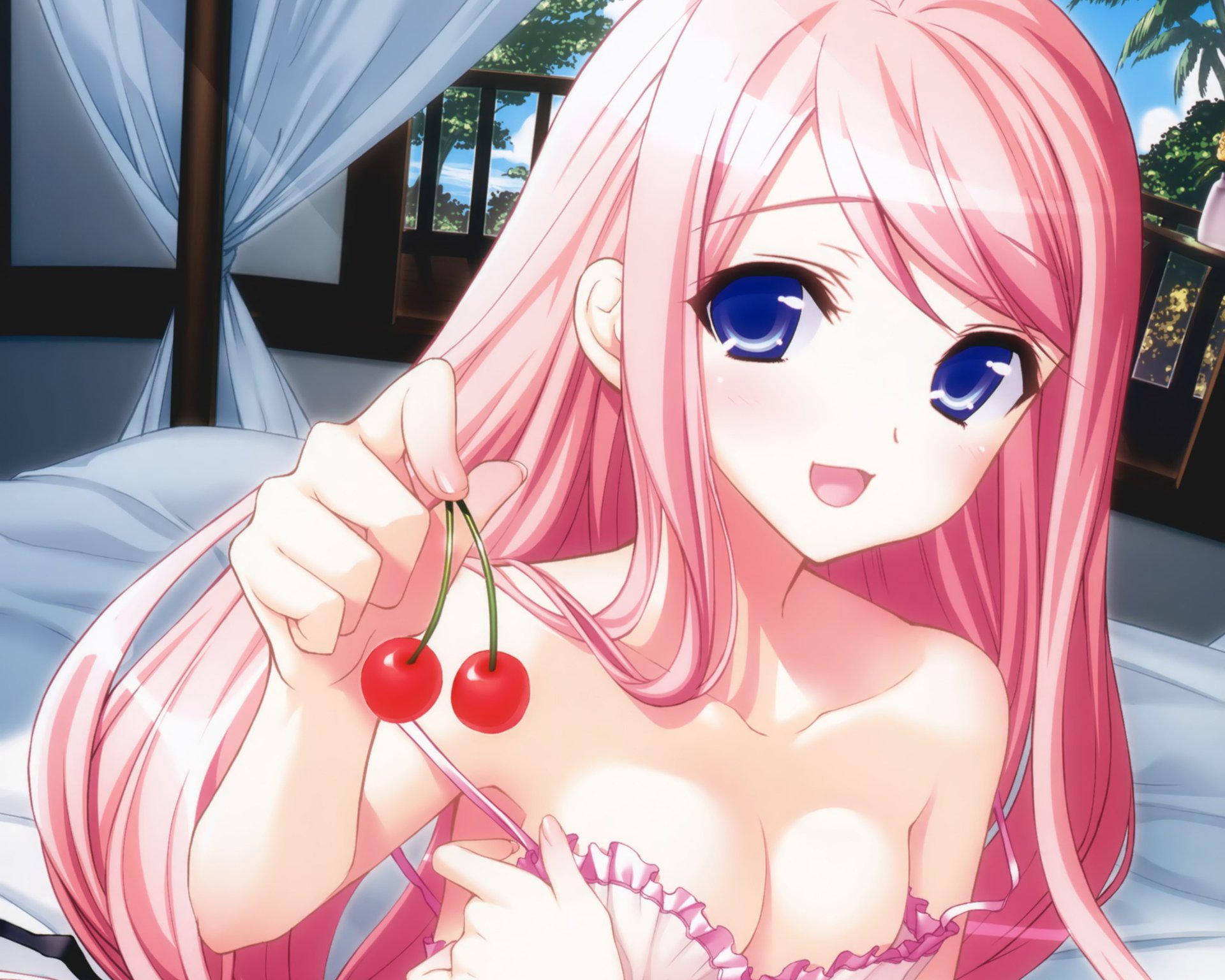 berry room anime girl cherry