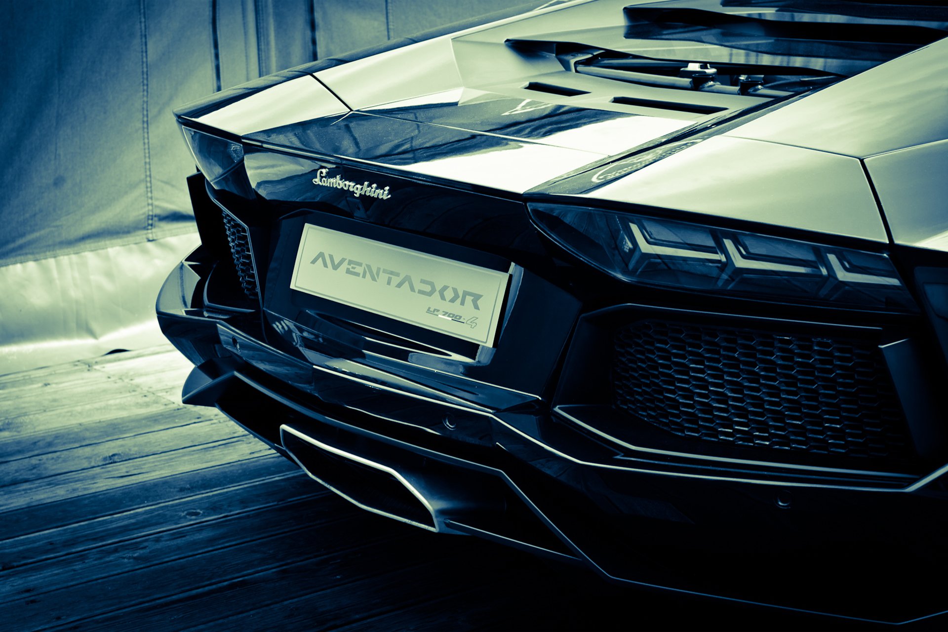 lamborghini aventador lp700-4 negro laborgini aventador trasero