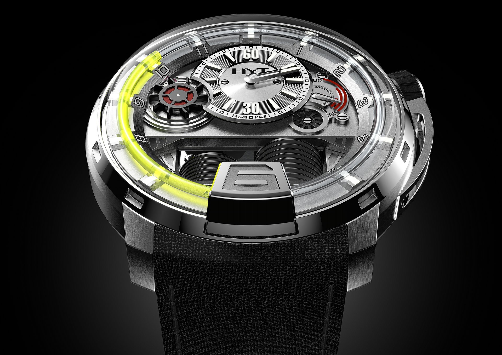 hyt with the h1 watch unleashes a masterpiece montre watch