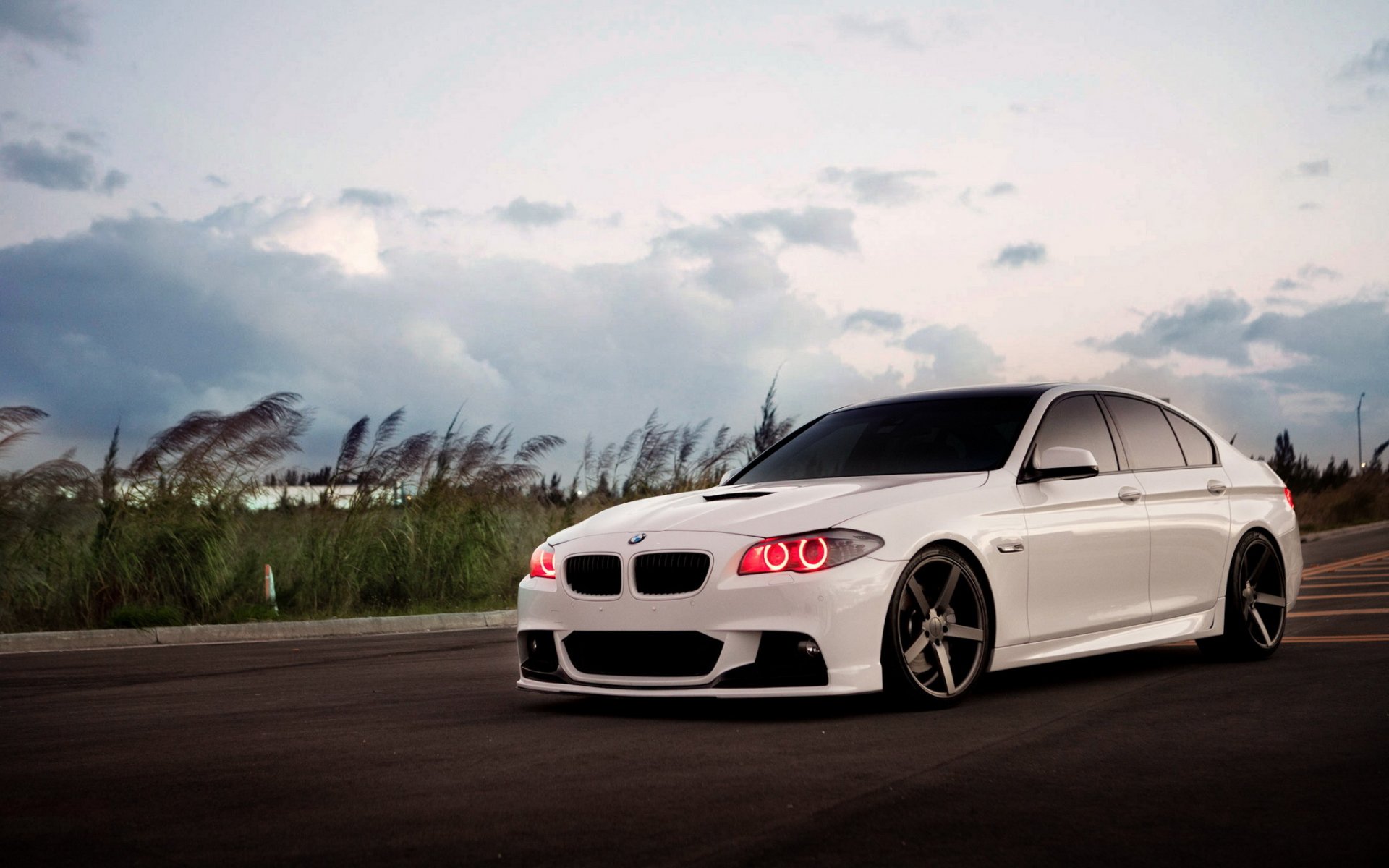 bmw serie 5 tuning bmw blanco noche faro