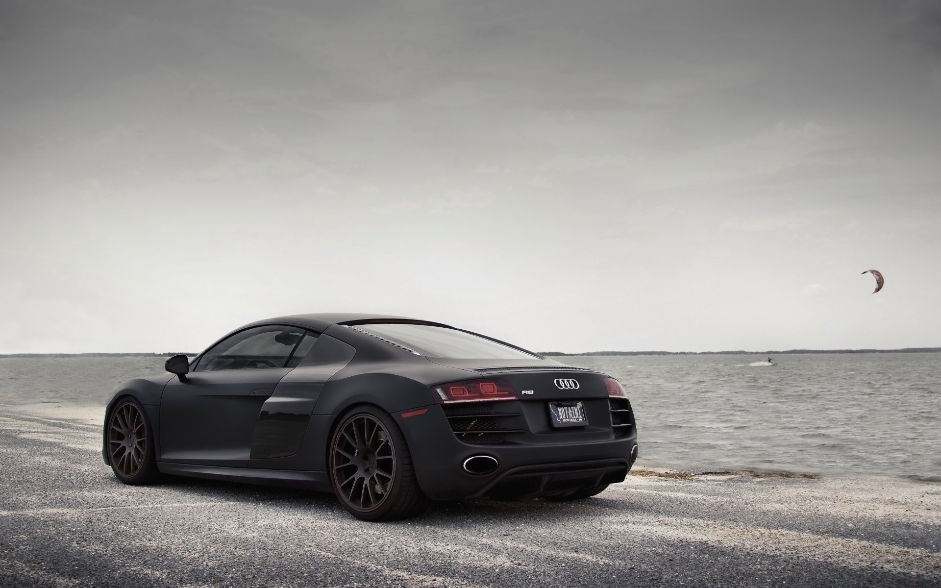 audi r8 czarny morze tuning matowy audi