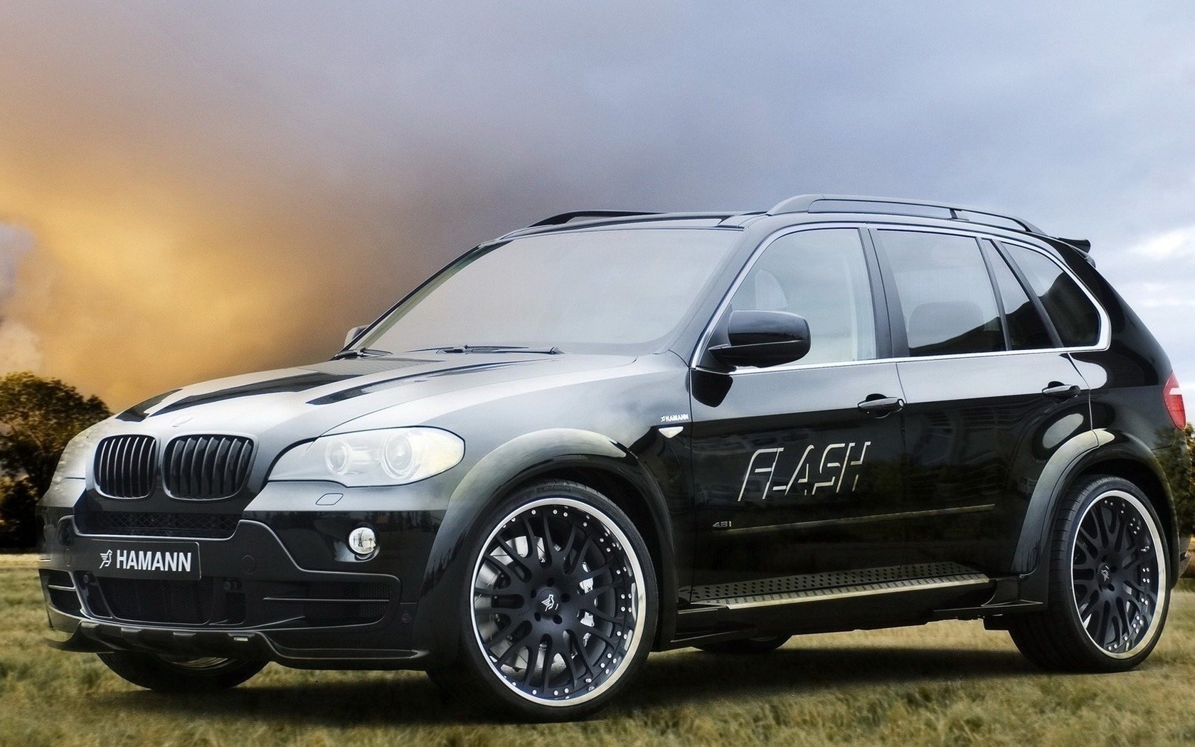 черынй flash bmw hamann x5