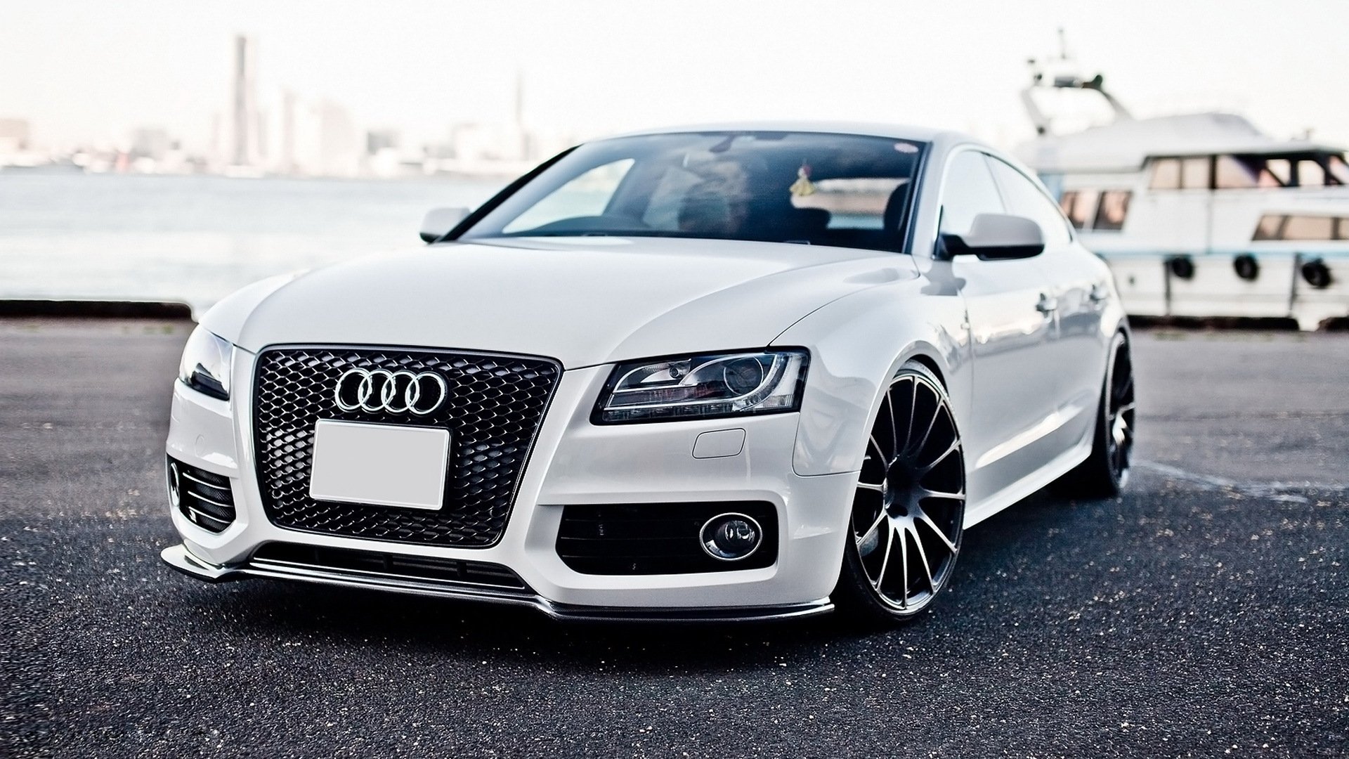 audi blanco frente audi a5 tuning s5