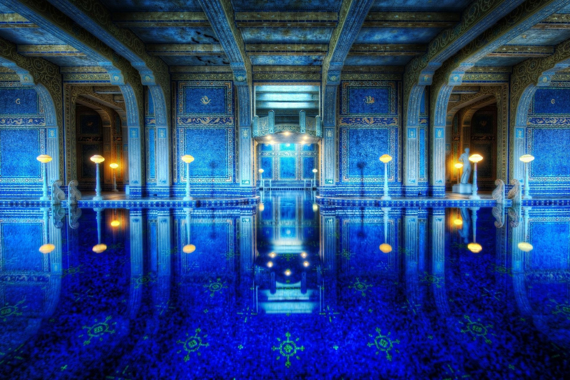 roman pool piscina romana hearst castle california