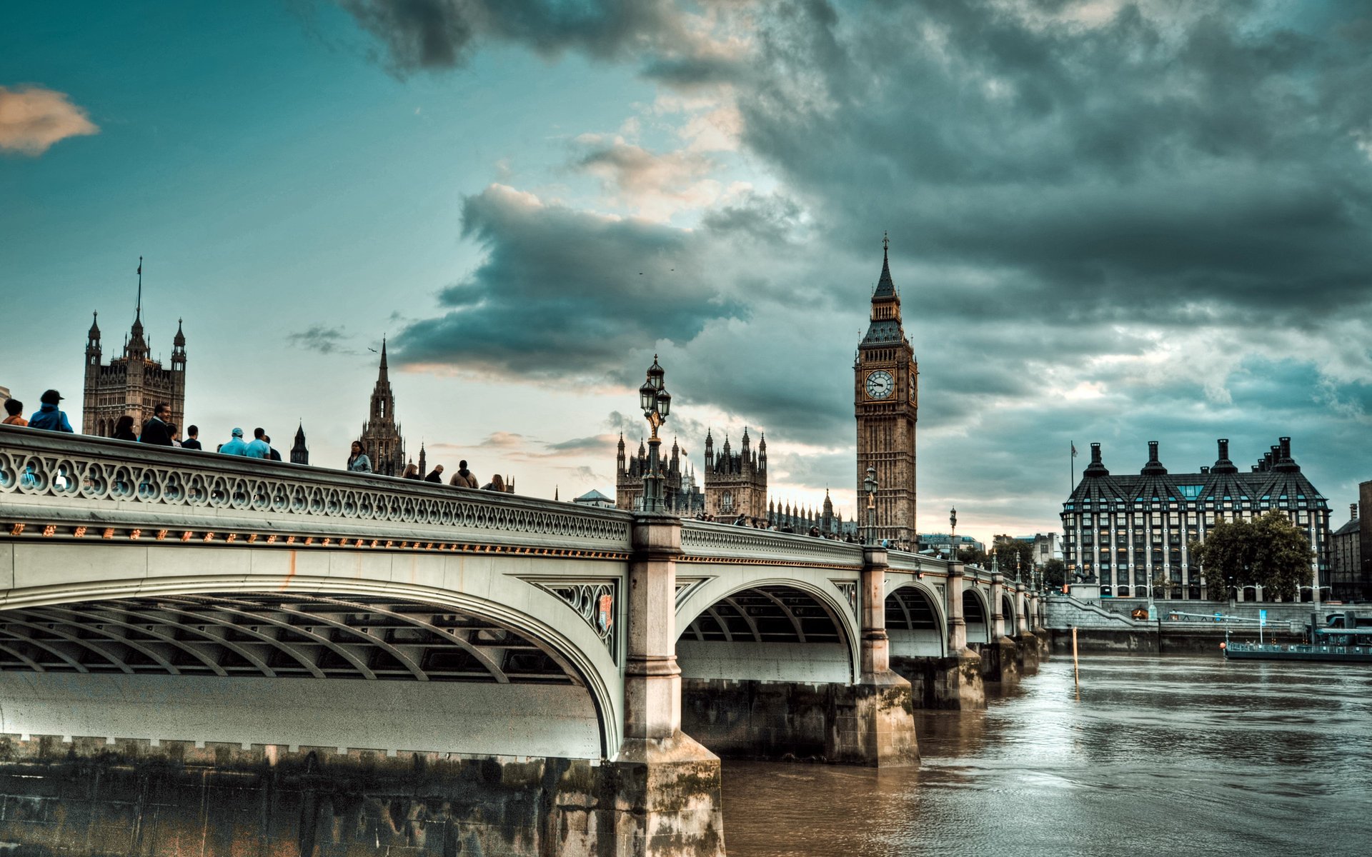 londyn big ben thames england anglia uk london river westminster bridge