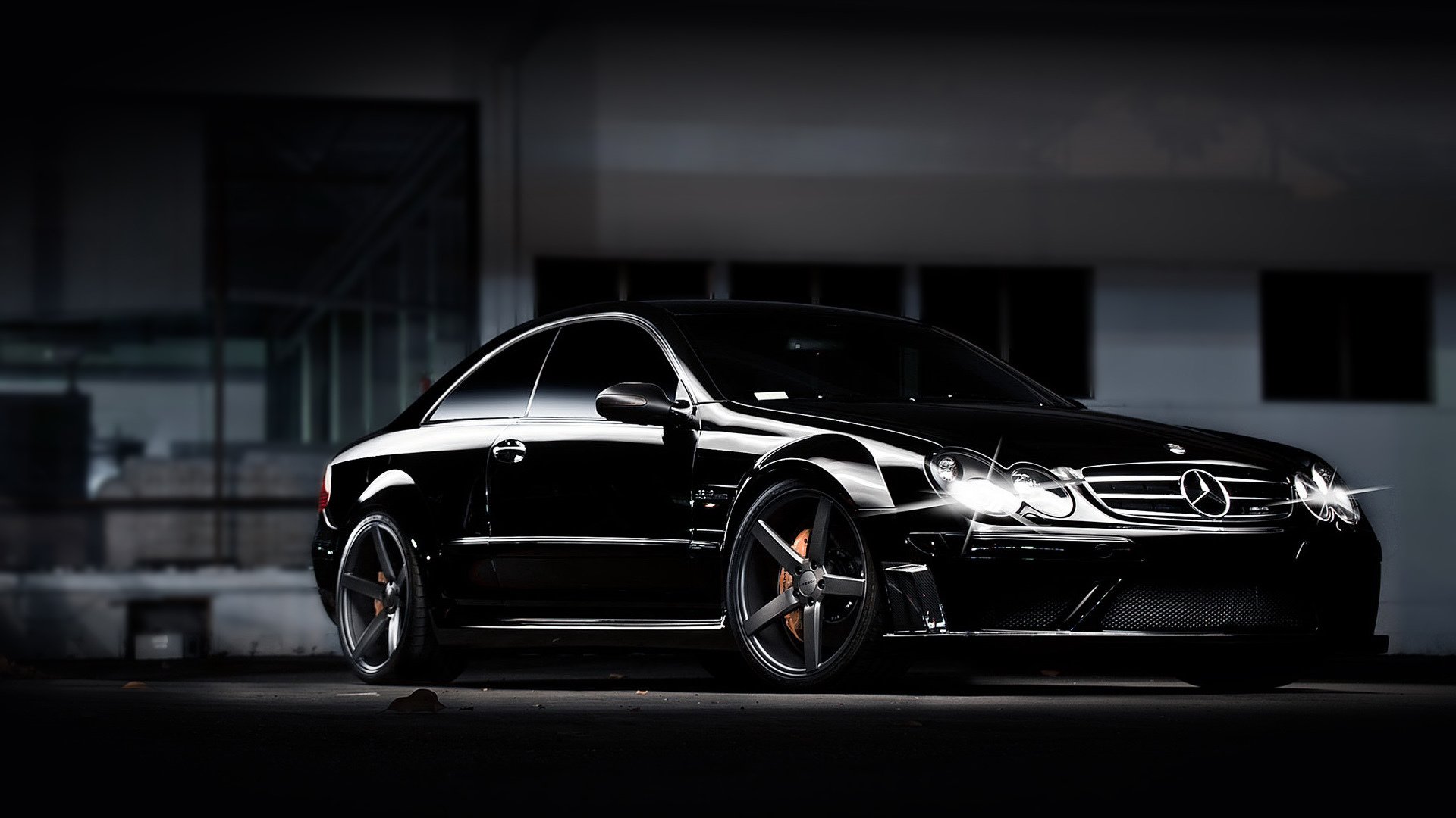 mercedes benz clk mercedes coupe black tuning black serie