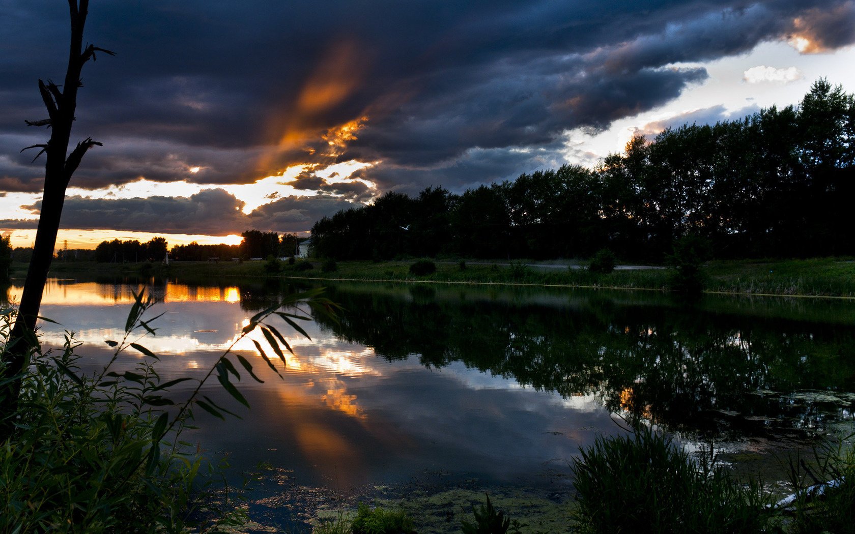 luz puesta de sol nubes agua tarde nubes