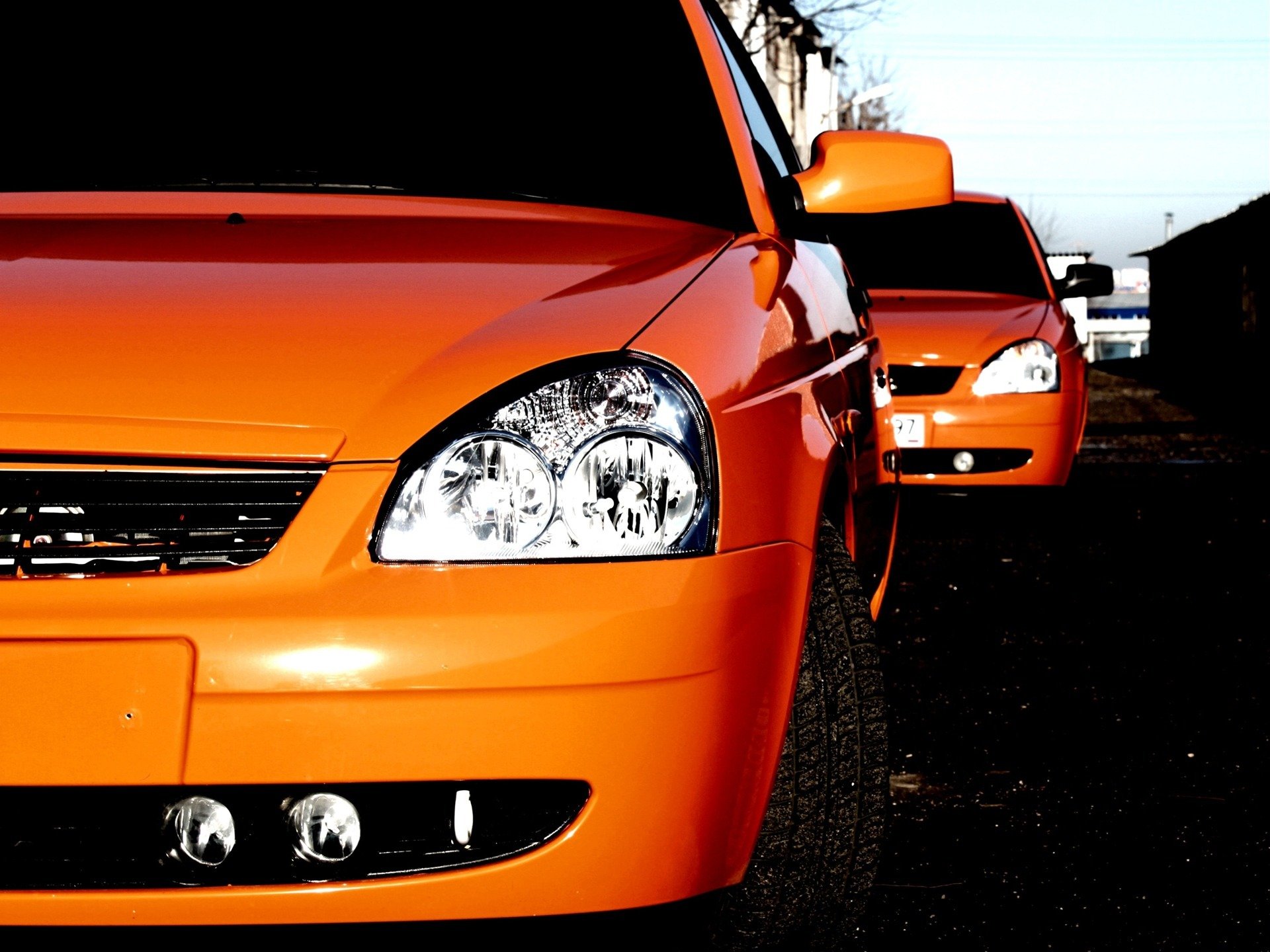 priora vaz lada orange aswalt