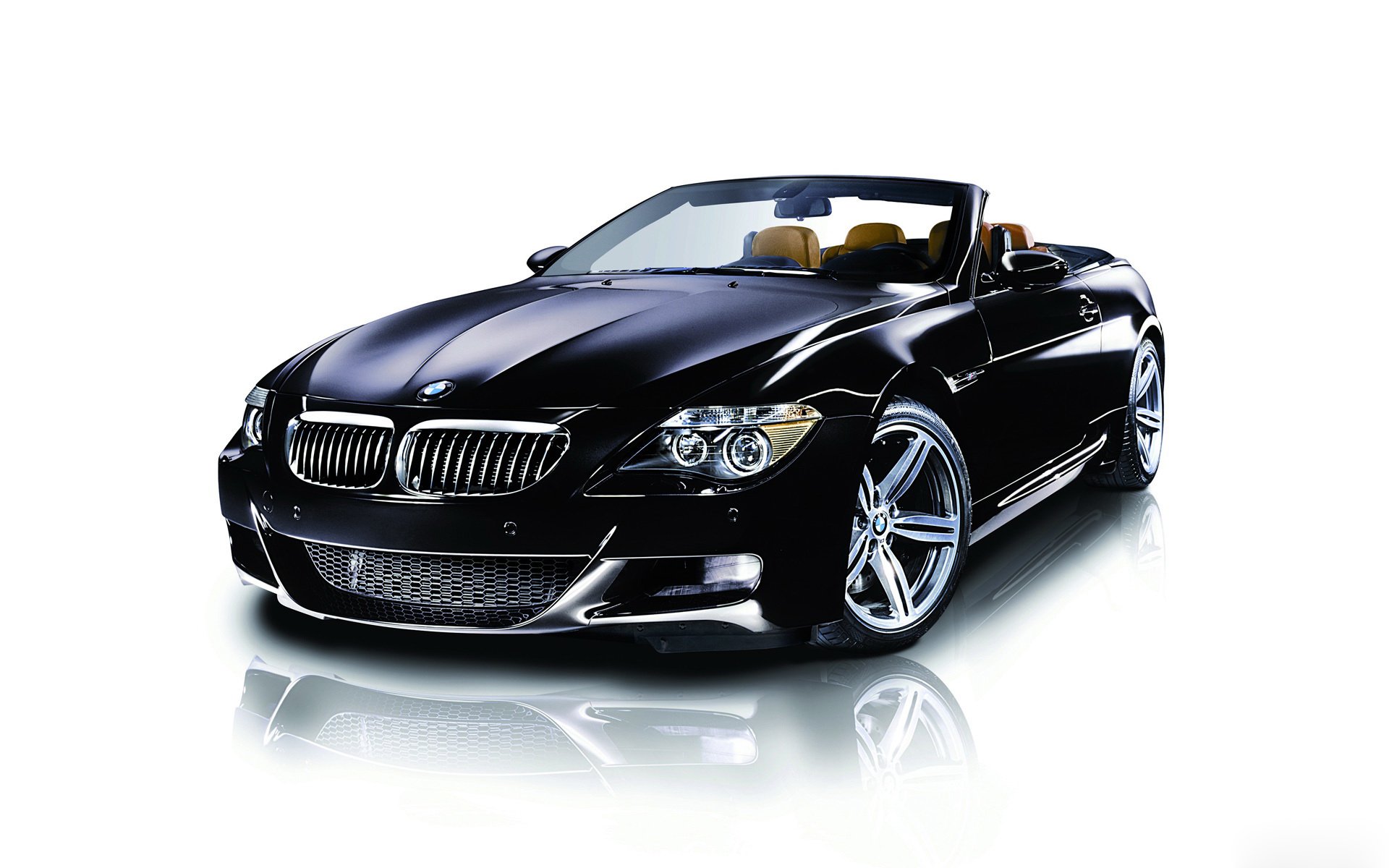 bmw m6 convertible 2006 bmw 6-er 6 series m sport black white background