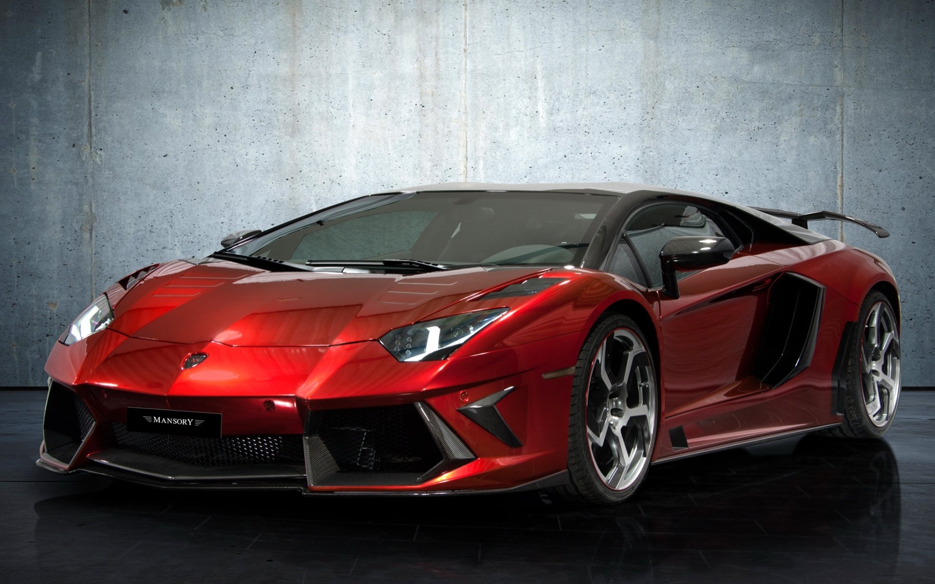 mansory lamborghini aventador lp700-4 ламборгини авентадор суперкар передок тюнтнг тюнинг красный стена